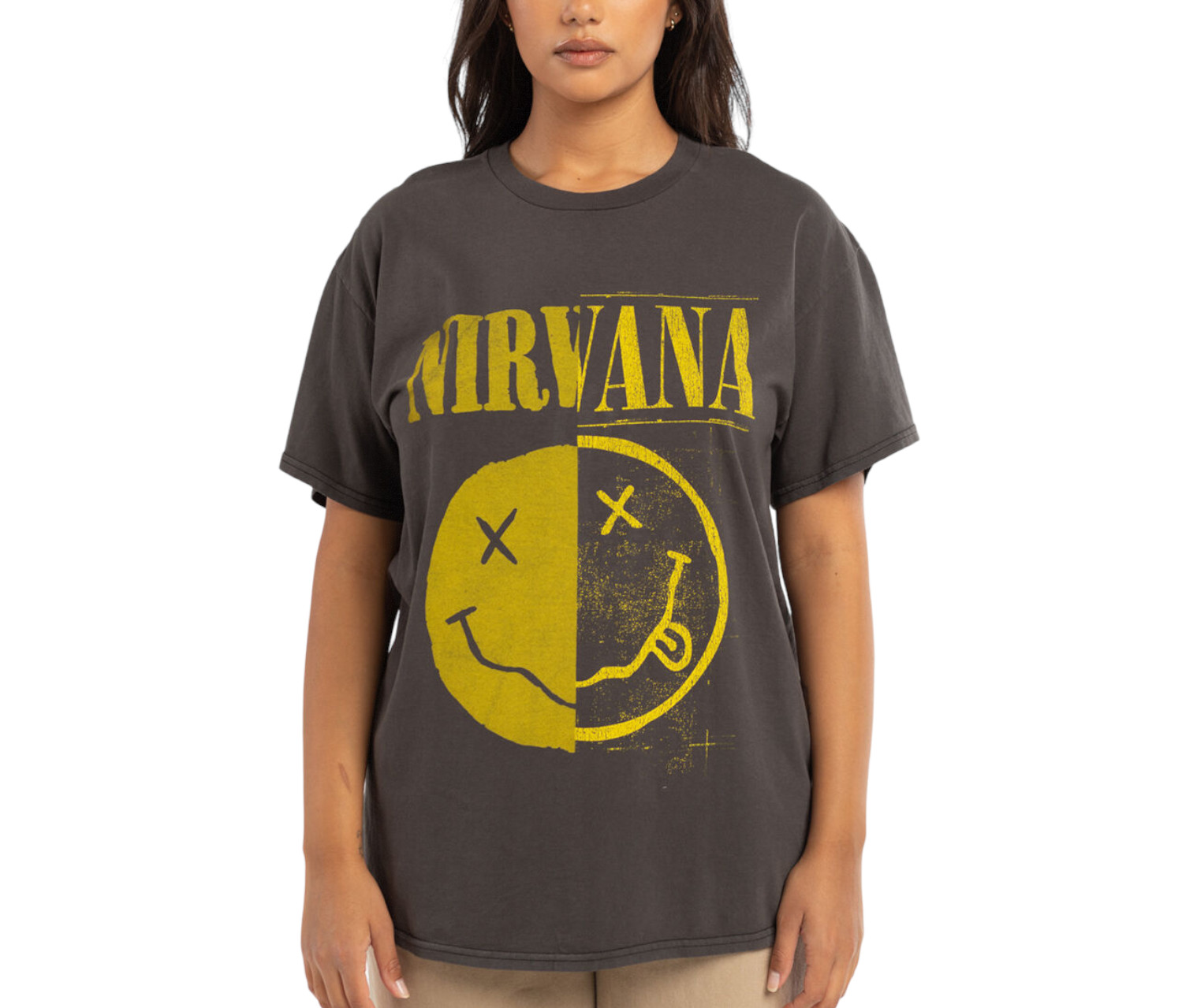 Men’s T-Shirt Music Vintage Split N.i.r.v.a.n.a – 100% Cotton – New $24.99 ORG