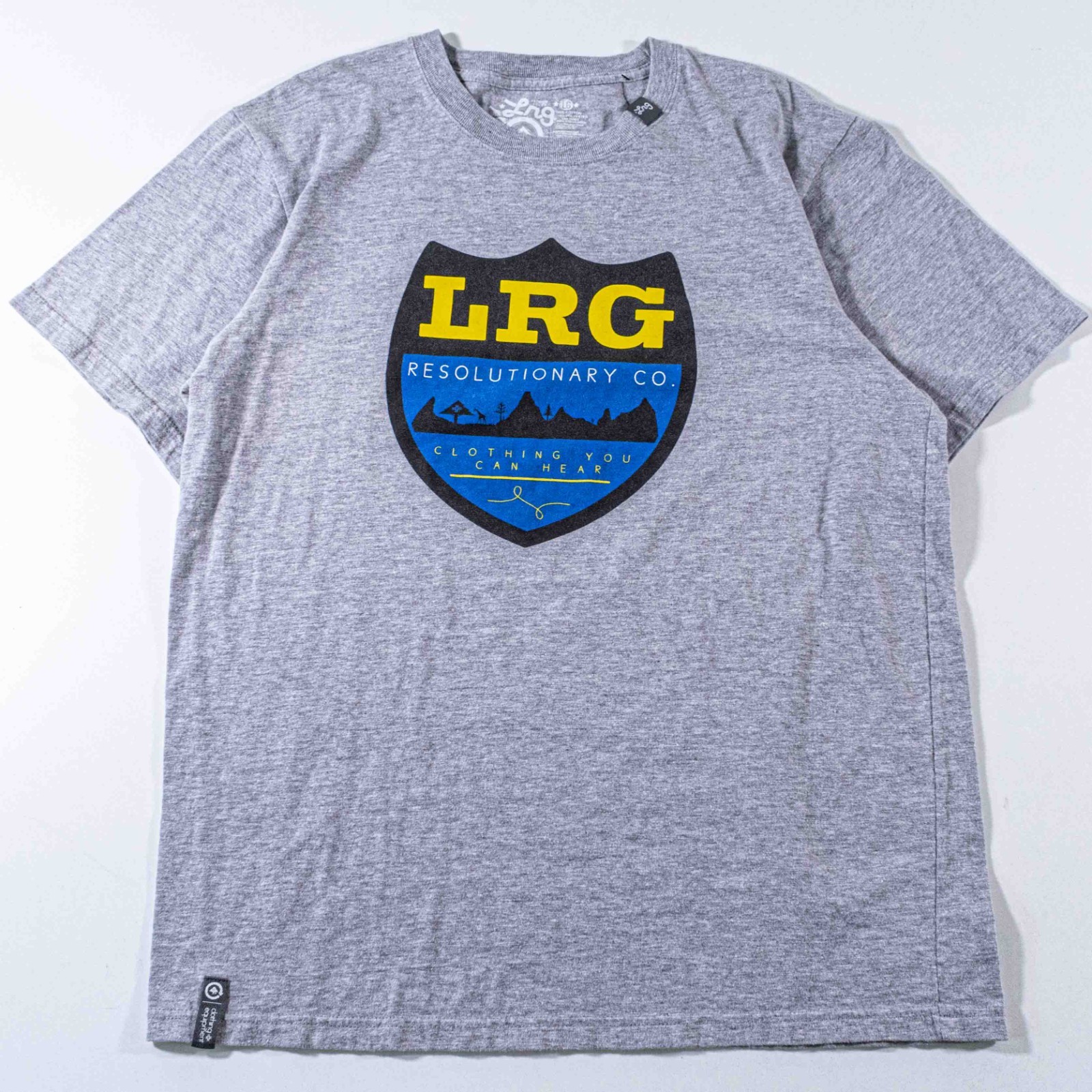 LRG Resolutionary Co Shirt Large Mens Graphic Tee Y2K Cyber Skater Streetwear L