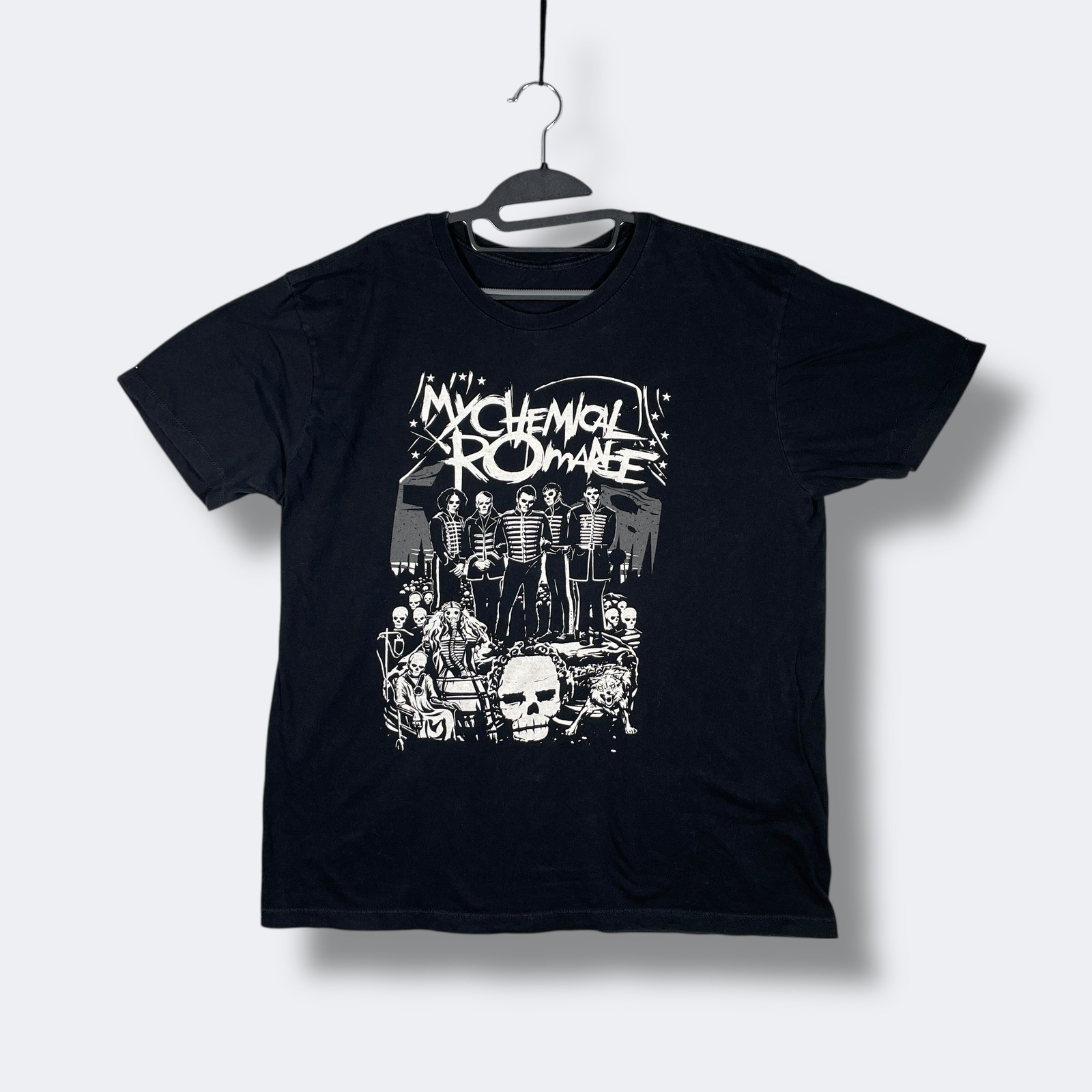 My Chemical Romance Black Parade T Shirt Mens XL Black Grunge Gothic Music Band