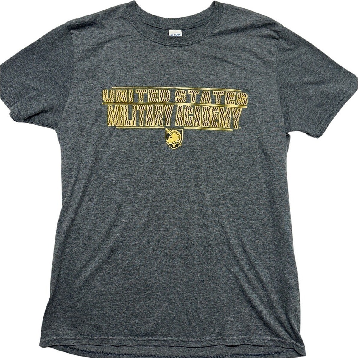 United States Military Academy Short Sleeve T-Shirt Men’s Large Ring Spun Gray