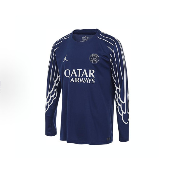 Jordan x PSG 2024/25 4th Dri-Fit Long Sleeve Jersey HJ0867-493 Asian Size