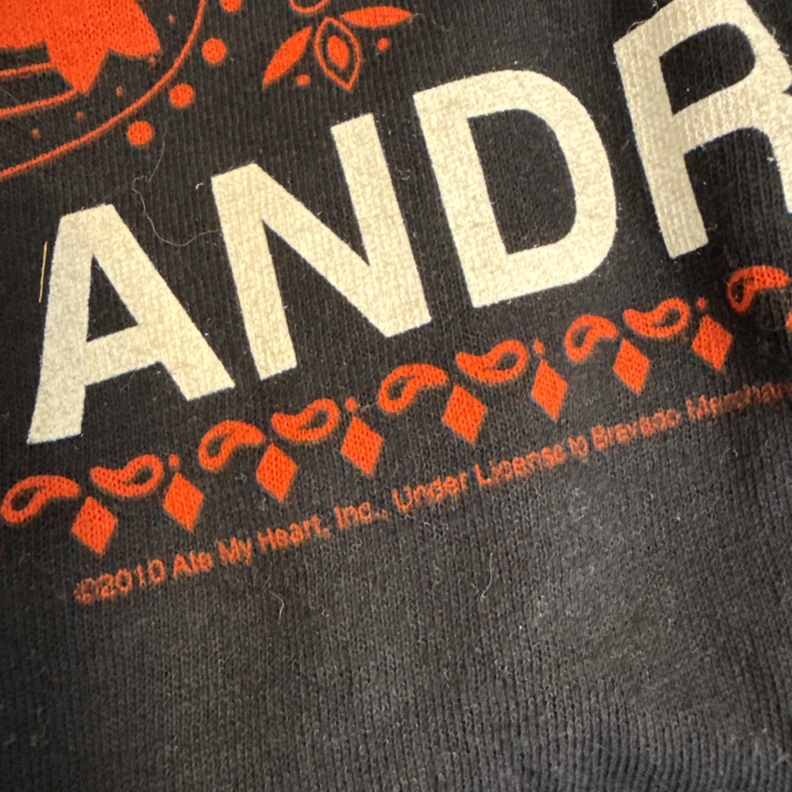 Vintage LADY GAGA Shirt Large Alejandro 2010 Original Band Tee Music Paisley Red