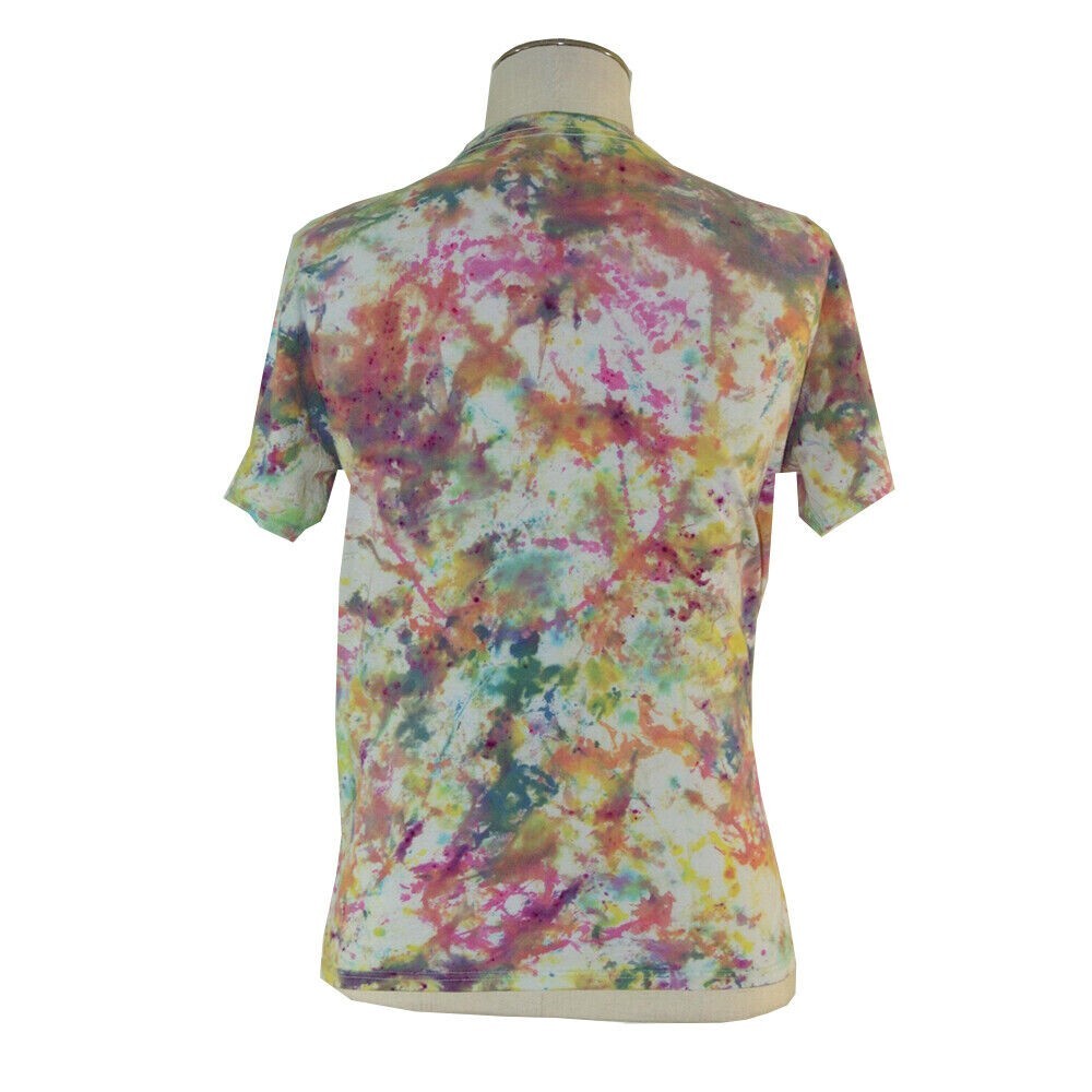 Retro Gildan tie dye shirt adult Men’s medium white short sleeve