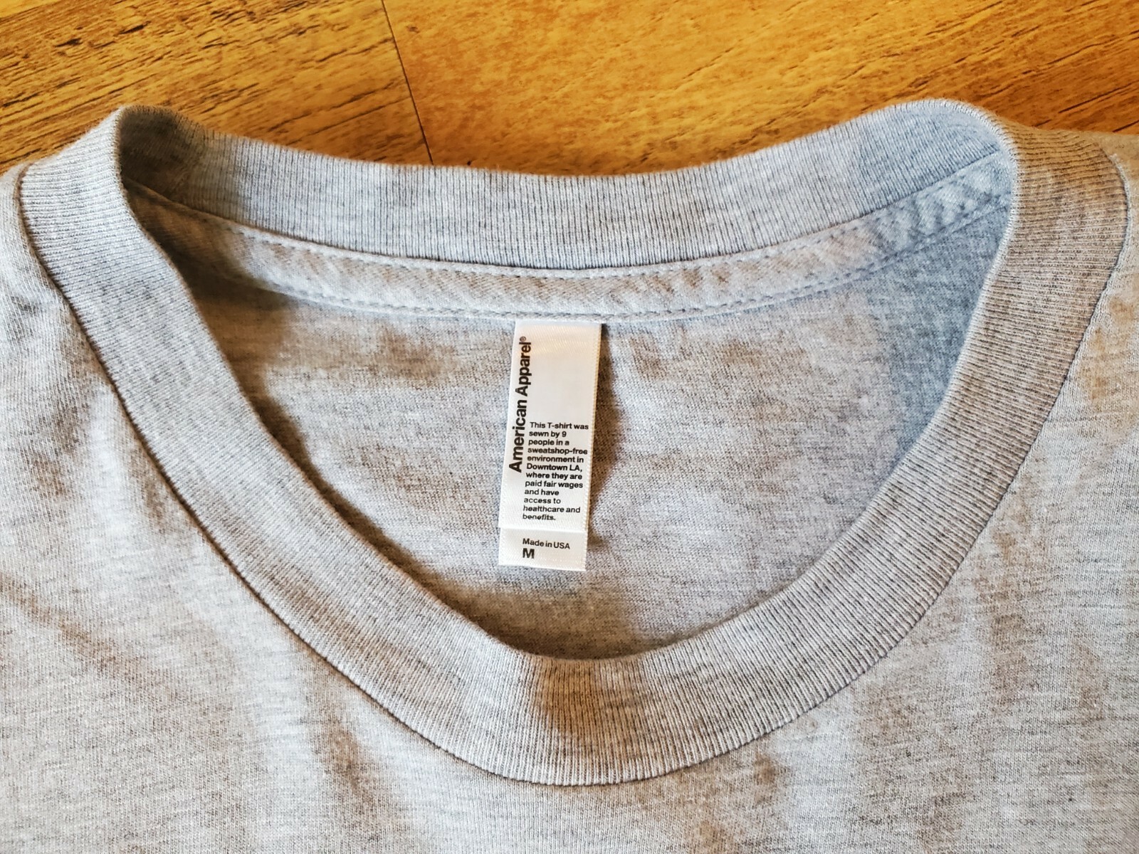 American Apparel slim fit medium Japanese made in USA