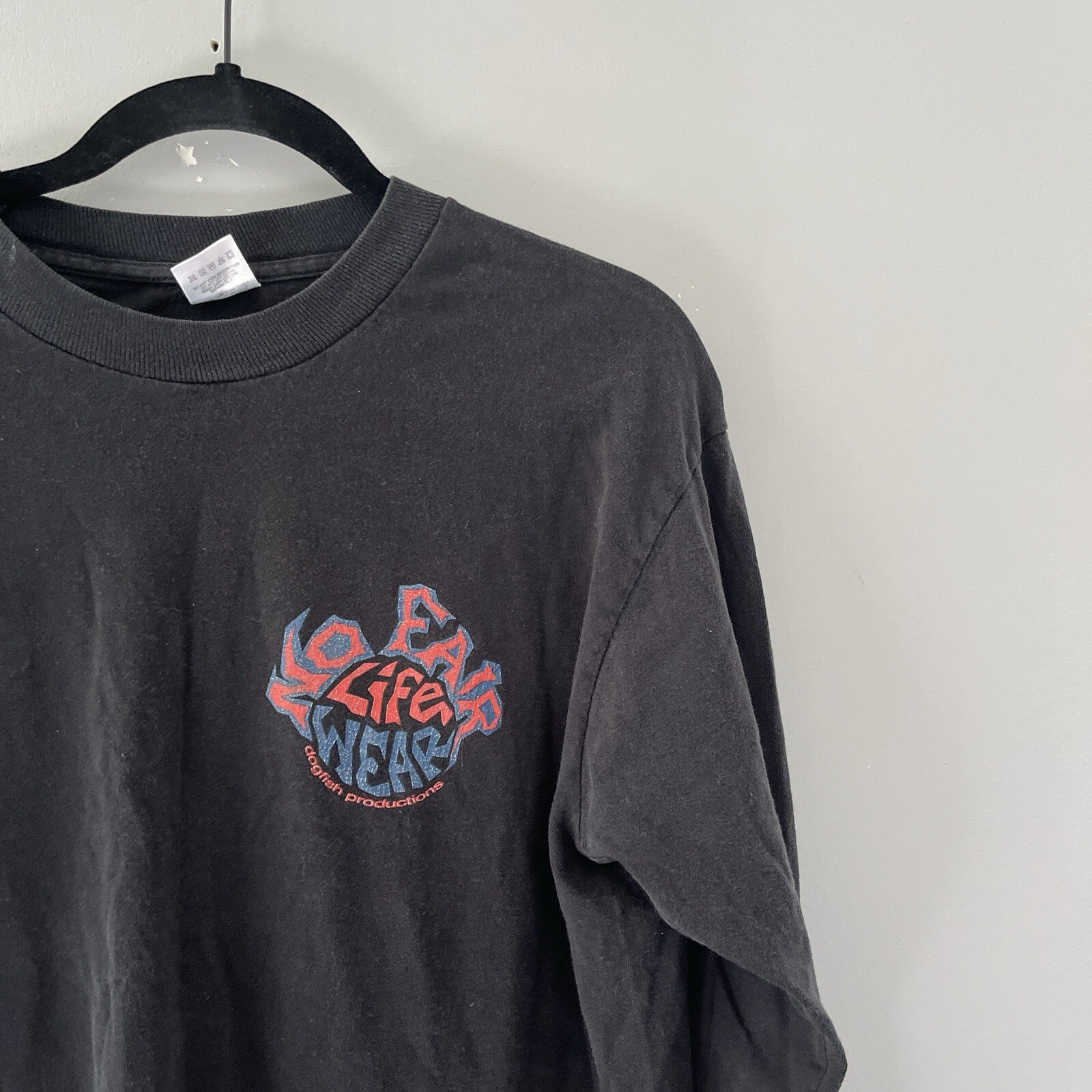 Vintage No Fear Long Sleeve T-shirt I Funny Cotton Size XL