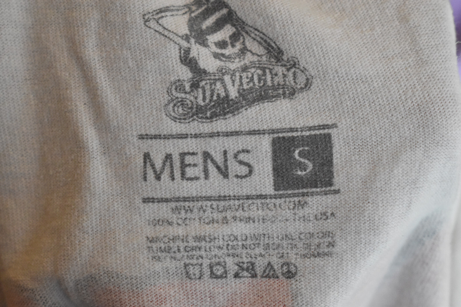 Suavecito Together Forever Dracula White T Shirt Size S