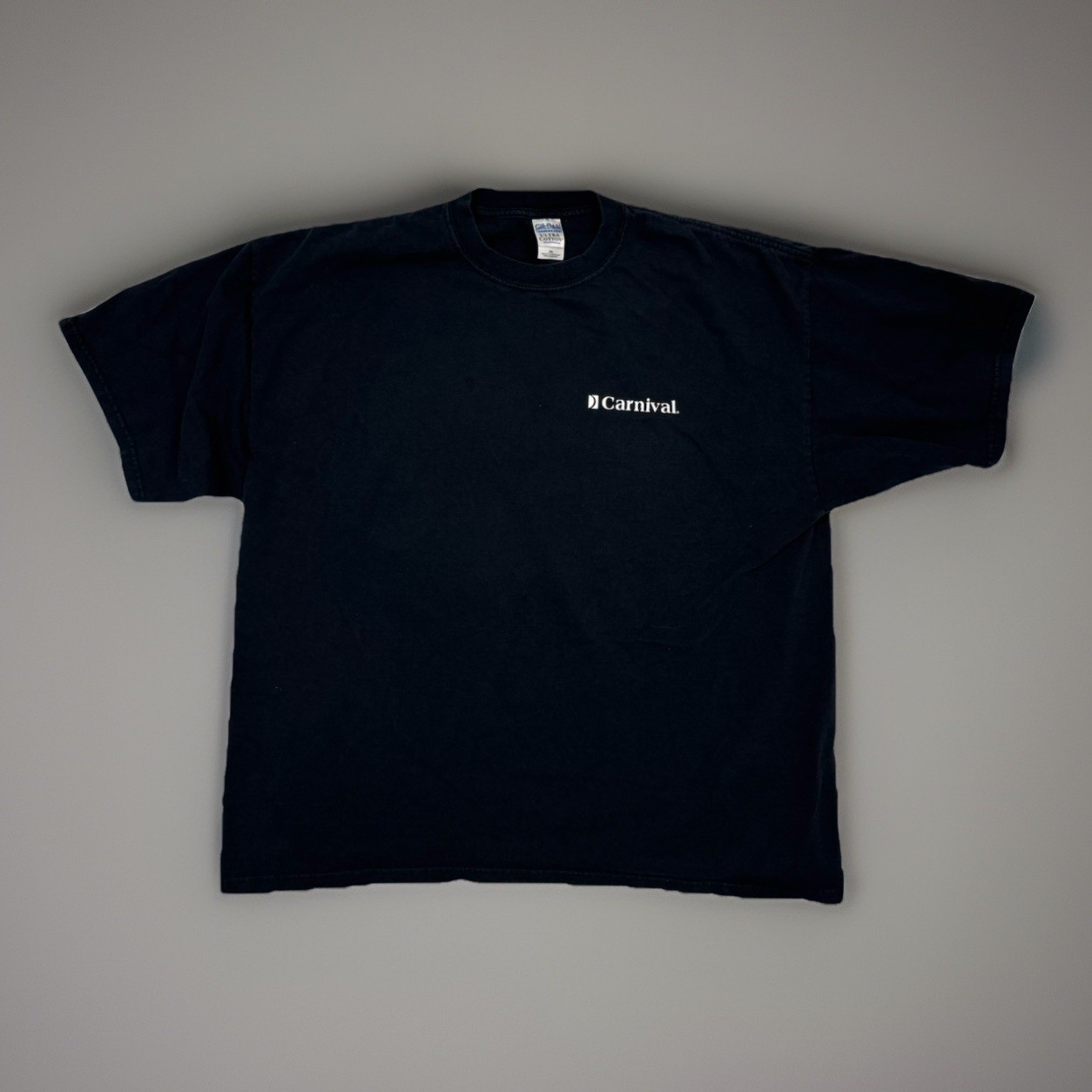 Carnival Cruise Line Graphic T-Shirt Men’s 2XL Black Heavyweight Cotton