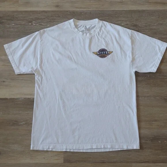 Stith Hot Rods Graphic T-Shirt White Size XL
