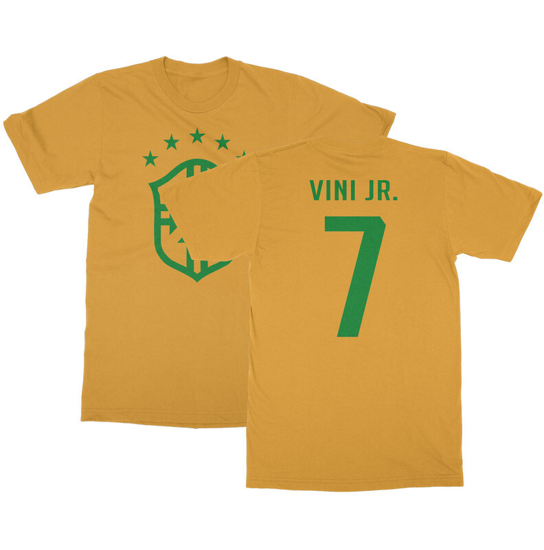Vini 7 Jersey Style – Brazil Soccer Cup Fan Unisex T-Shirt