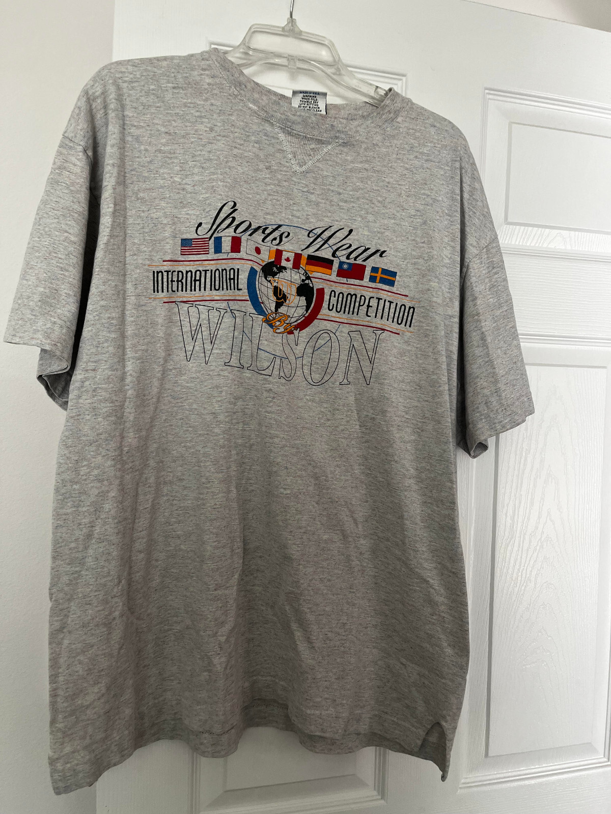Wilson T Shirt Gray XL “oversied” 90% cotton, 10% poly