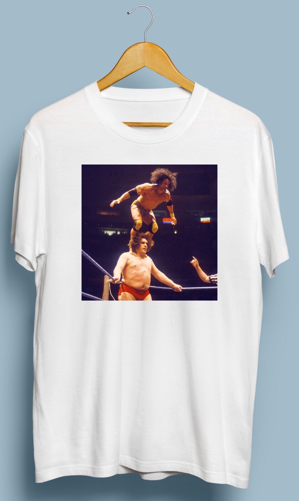 Vintage Andre The Giant w Superfly Jimmy Snuka T Shirt S M L XL 2XL