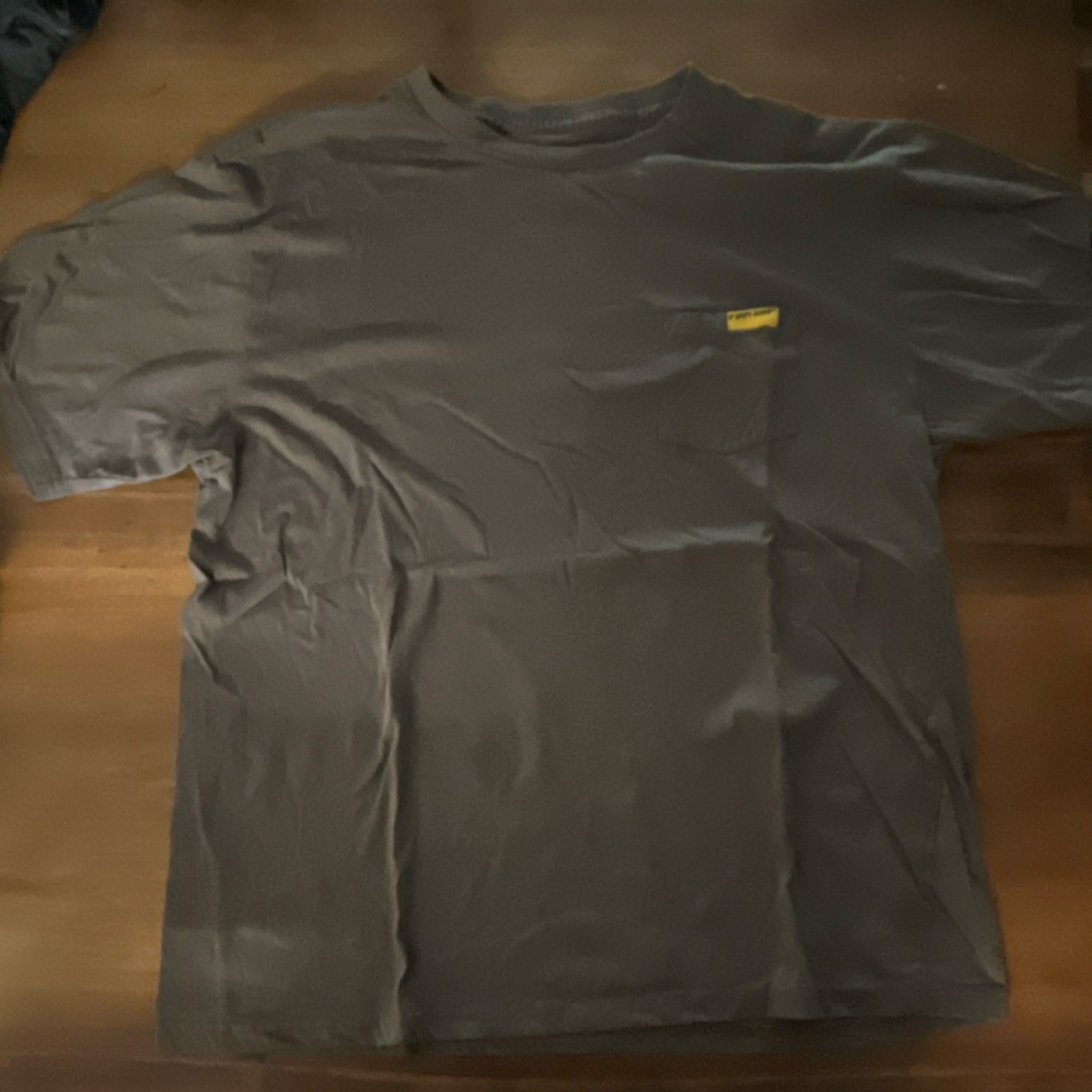 Firm Grip Men’s Black Logo Pocket Short Sleeve Crew Neck T-Shirt XXL