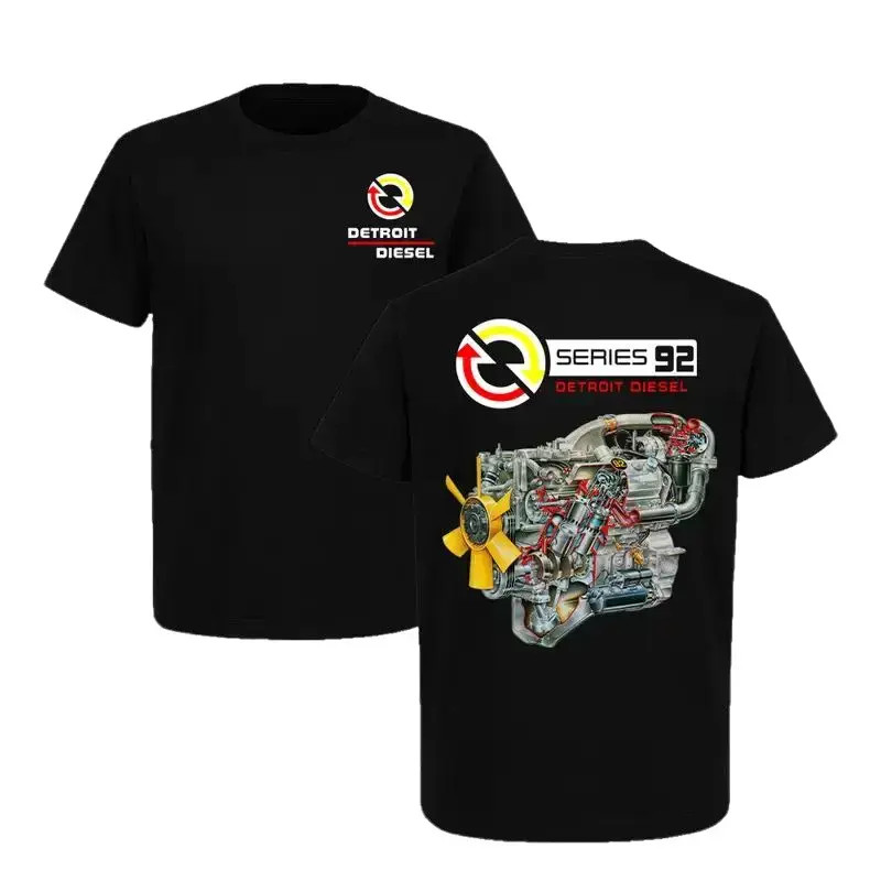 Detroit Diesel Series 92 Engine T-Shirt, Vintage Truck Mechanic Graphic Tee