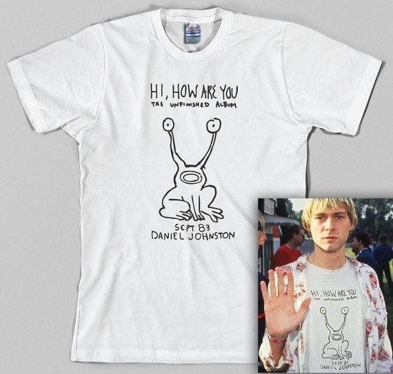 Daniel Johnston Hi How Are You Grunge Indie Music Unisex T Shirt Tee Top