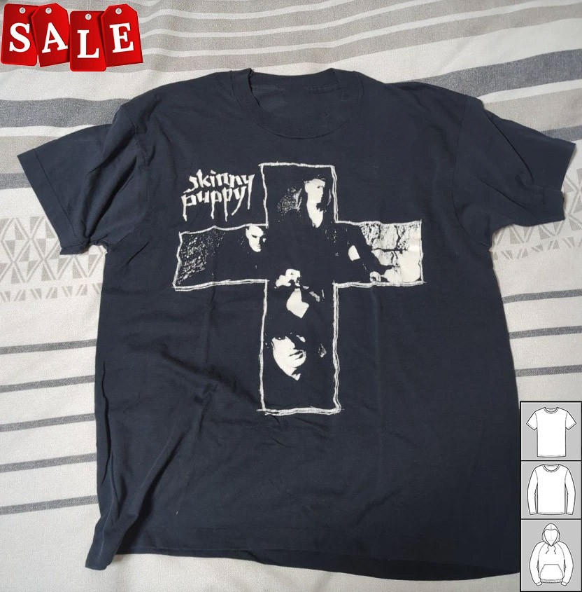 New Popular Rare Vintage Skinny Puppy industrial rock music S-5XL Shirt RM473