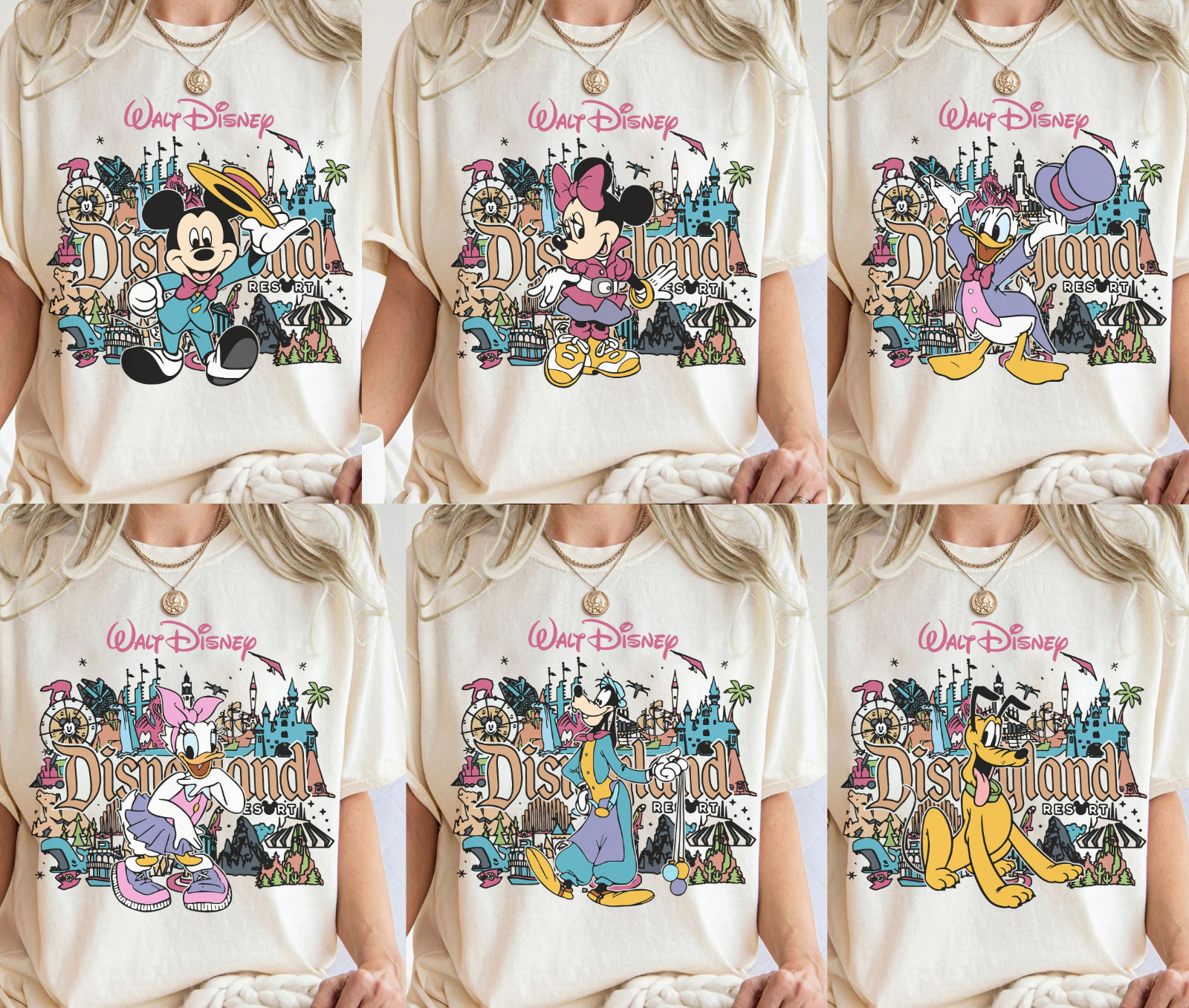 Mickey & Friends Disneyland Resort Happiest Place on Earth Unisex Shirt 1406013