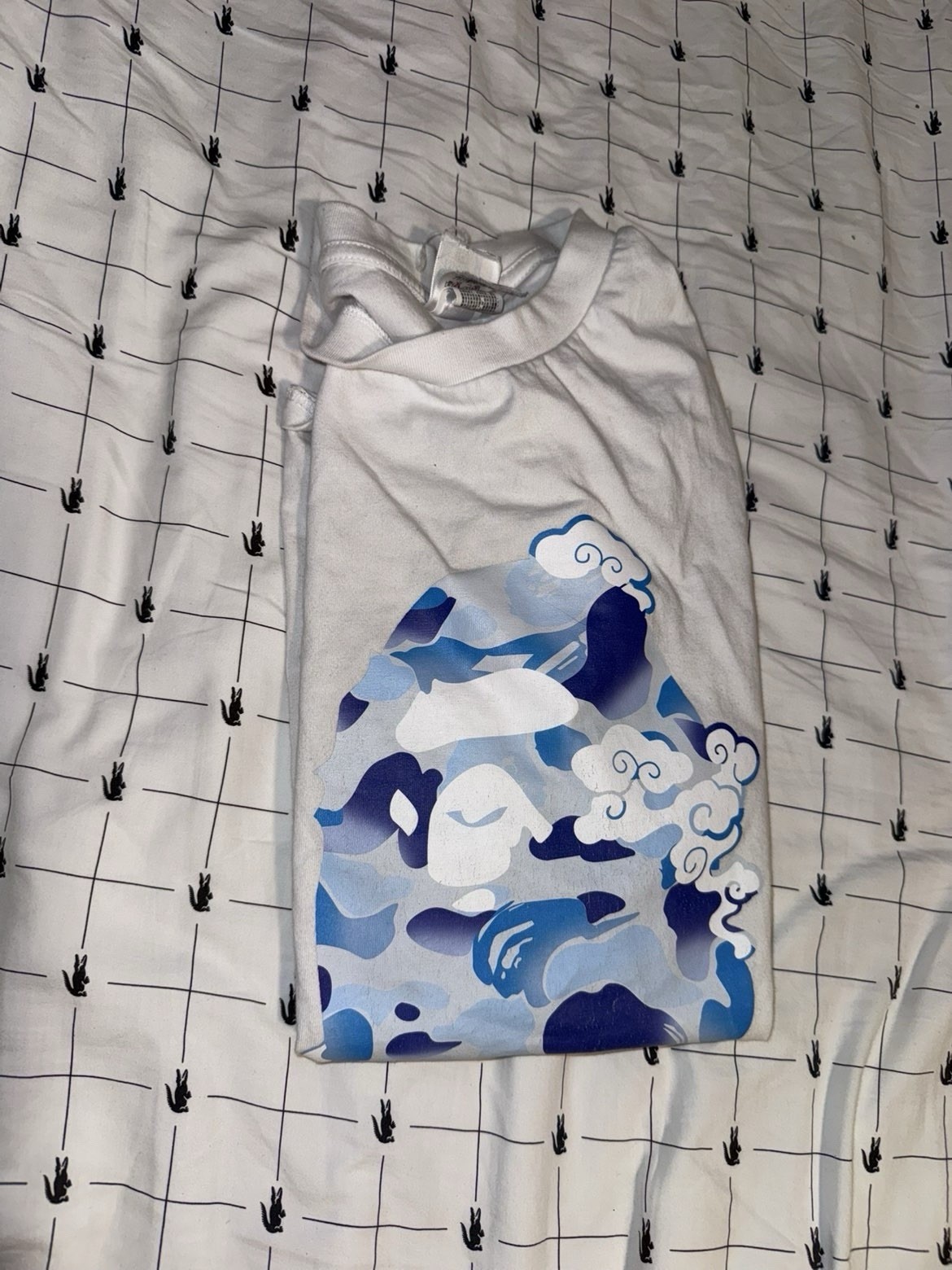 A Bathing Ape BAPE Store China Ape Head Graphic Logo Tee White Men’s M