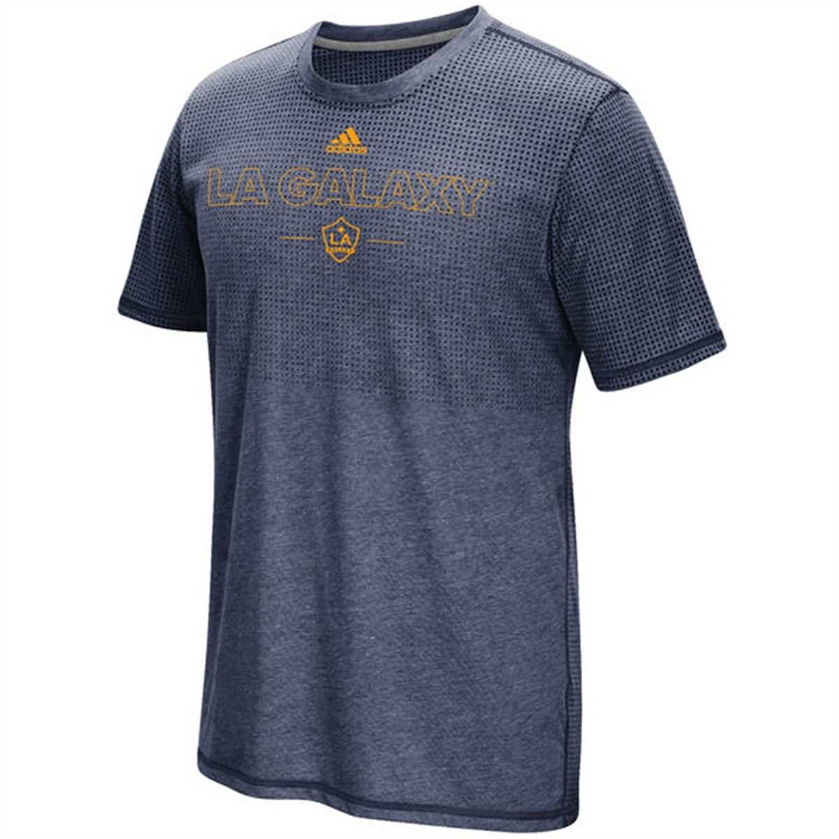 Adidas Men New Mls La Galaxy Ss Aeroknit Tee