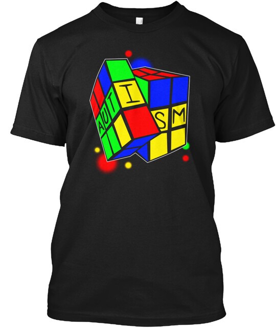 Autism Rubic T-Shirt Made in the USA Size S to 5XL