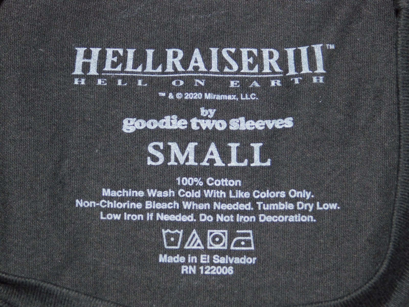 NEW Men’s Hellraiser Pin Head Movie T-Shirt SMALL