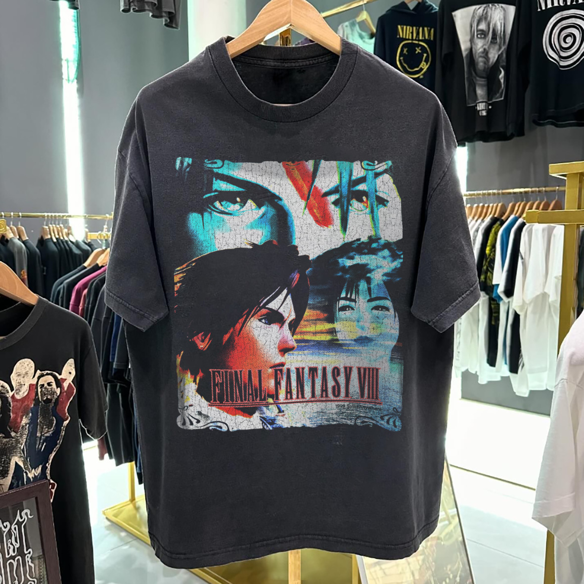 1999 Final Fantasy 8 ‘ Washed T-Shirt Black L