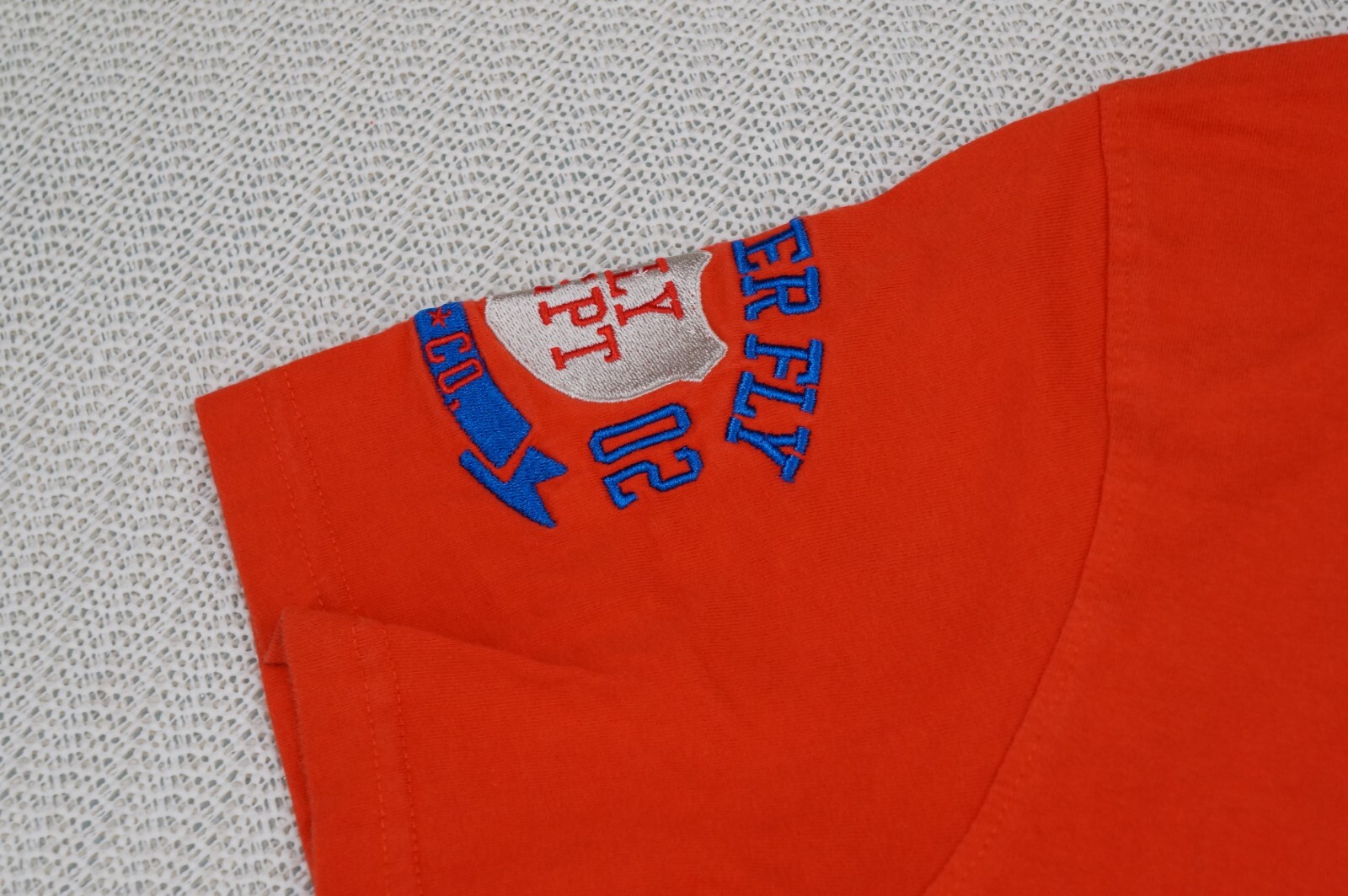 Born Fly Shirt Mens Medium Red Embroidered Stay Fly Hip Hop Streetwear