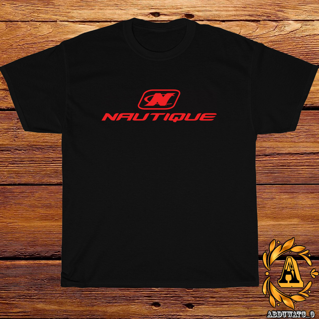 New Nautique Boats Ski Logo Black/Grey/White/Navy T-Shirt S-5XL