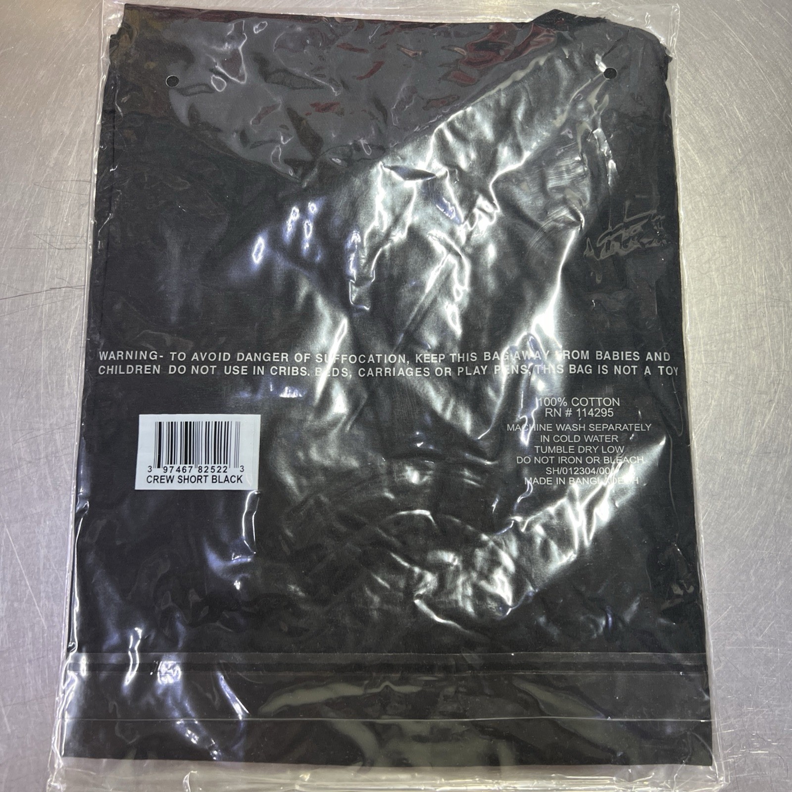Sada T-Shirts 6-Pack Plain Crew Neck T-Shirts for Men Sizes S-6XL