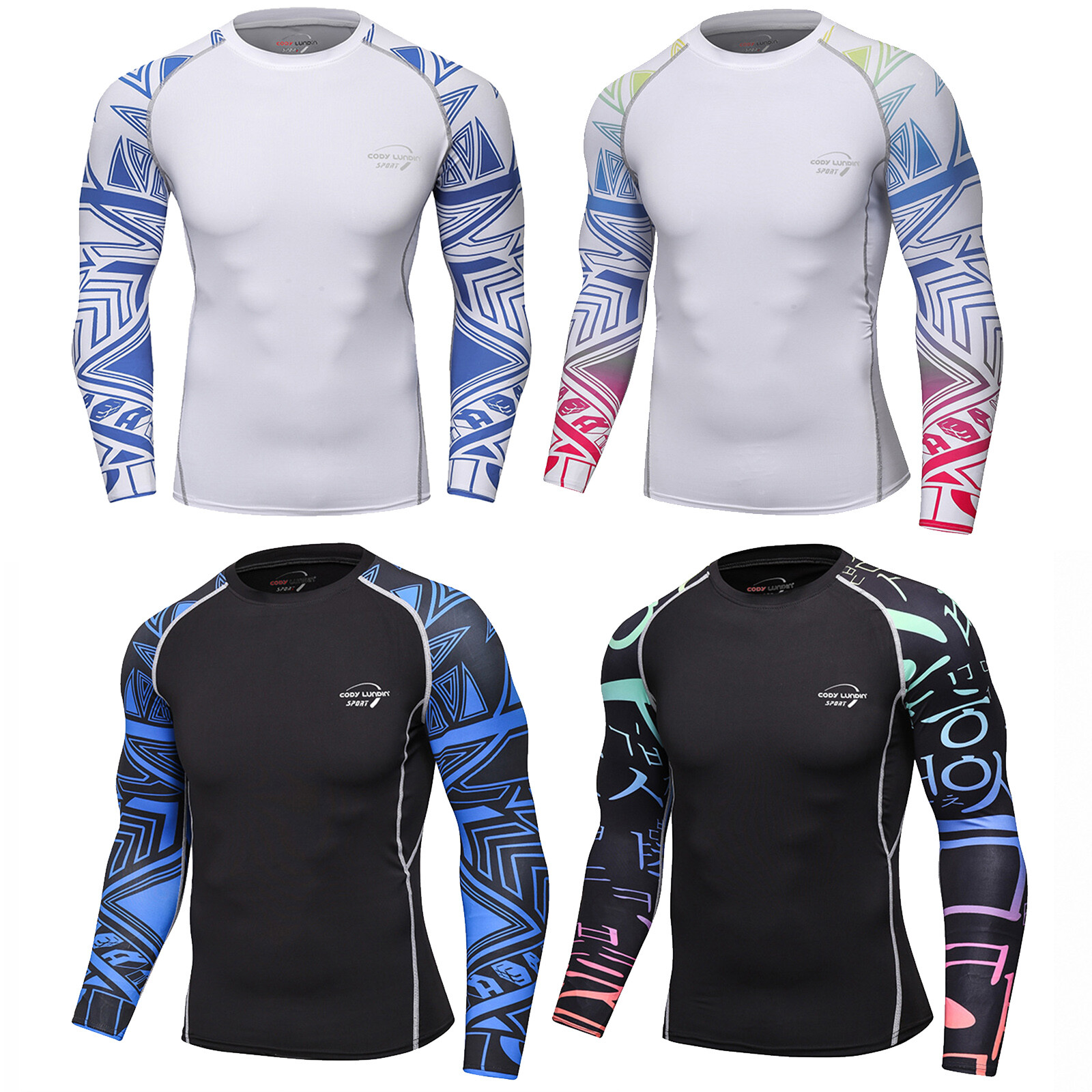 Men’s UPF 50+ Rash Guard Shirts Quick Dry Beach Water Surf Swim Shirt Top