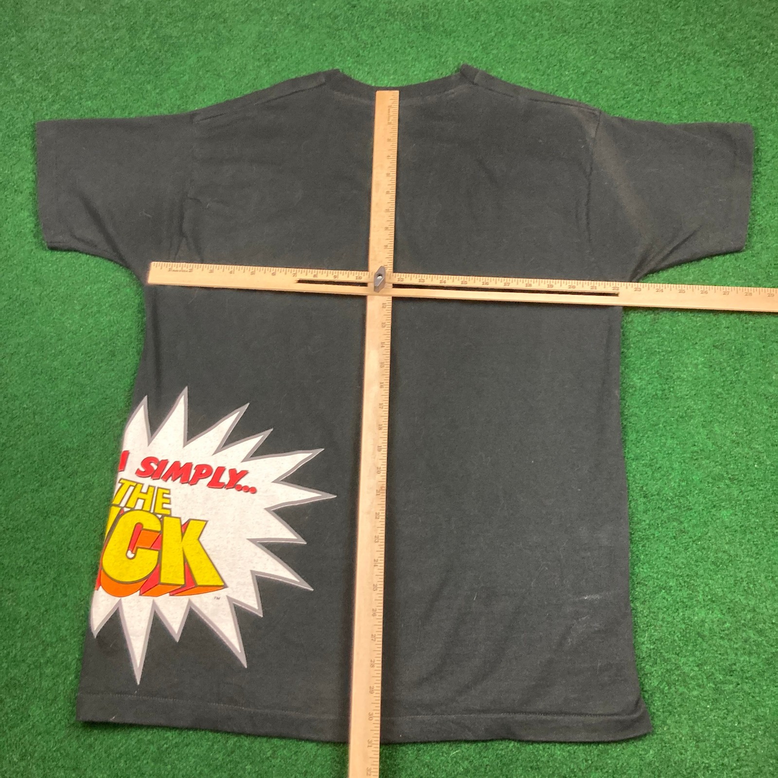 Vintage The Tick Shirt Mens XL Black 1994 Single Stitch Ben Edlund Cartoon 90s