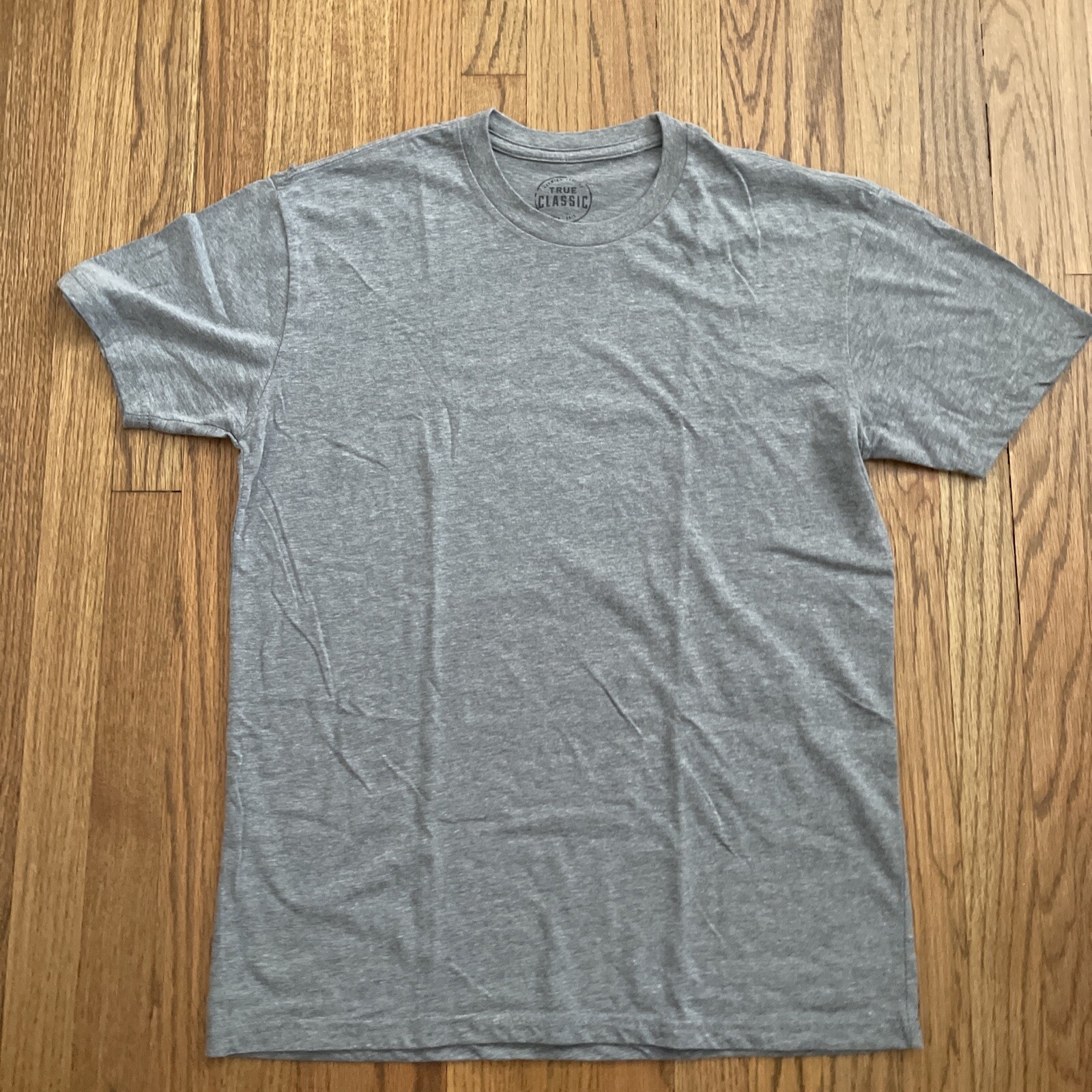 True Classic Premium Quality Crew Neck T Shirt Men’s Heather Gray Extra Large XL