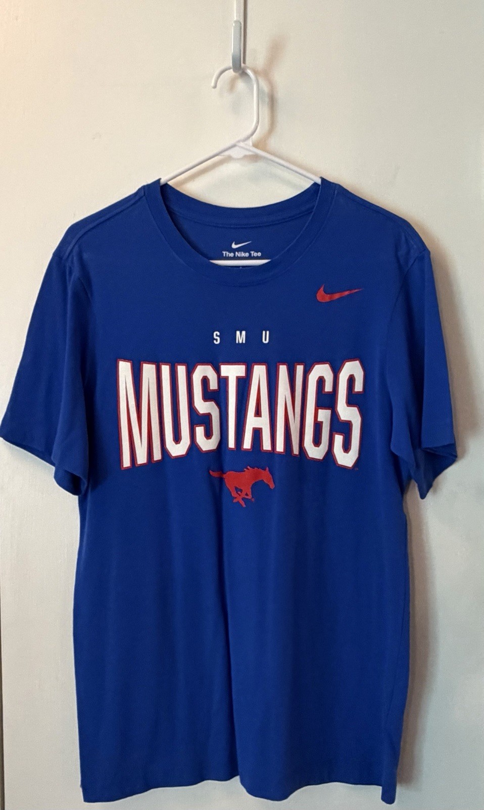 SMU Nike Men’s Short-Sleeve T-Shirt, Blue, Size Small (S)