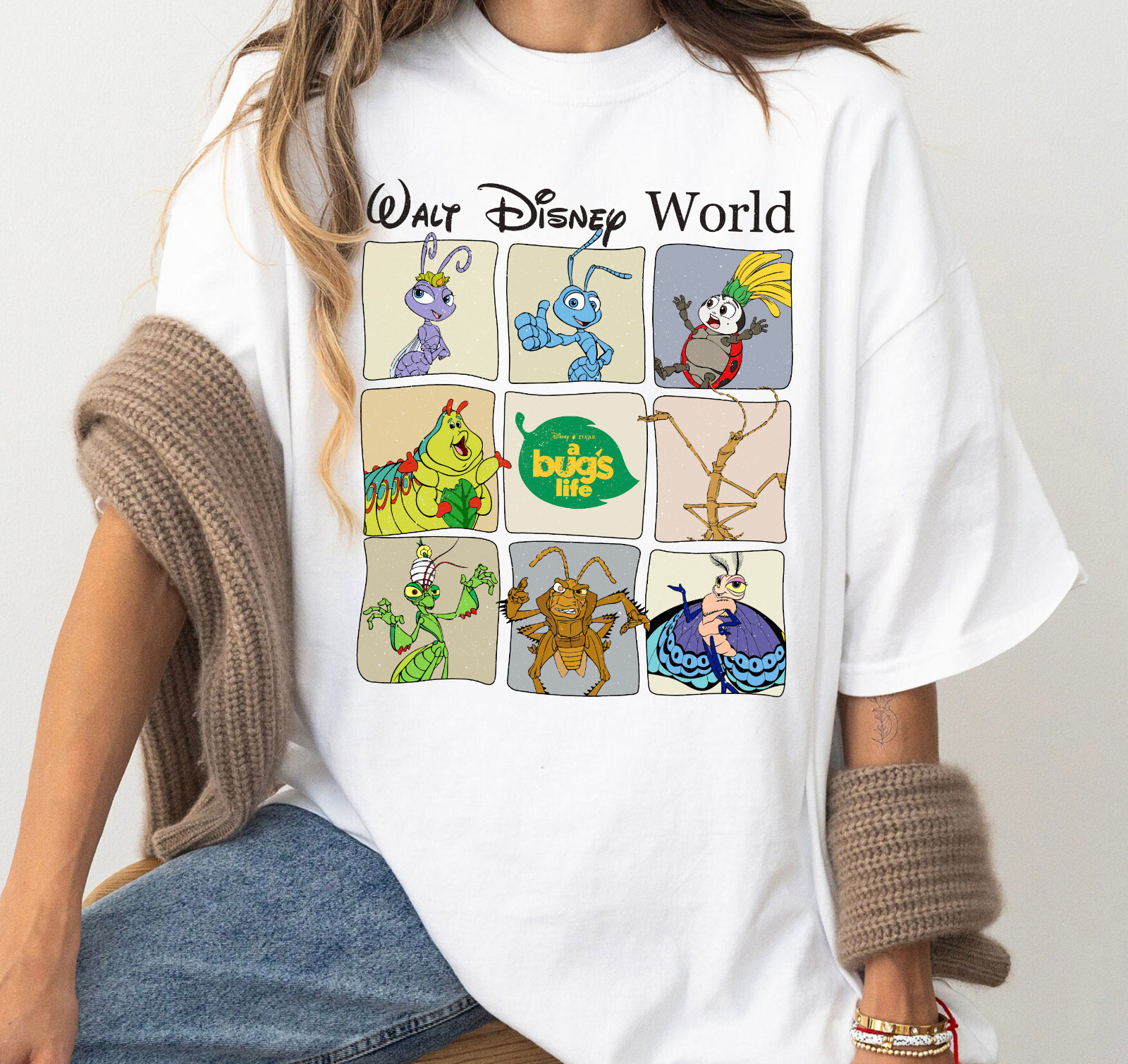 Vintage A Bug’s Life Shirt, Walt Disney World Unisex Adult Kid Shirt 660167