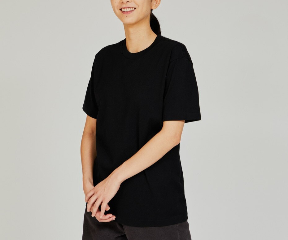 Hanes T-Shirts KURO BLACK 2-Pack UNISEX S–2XL 7.0oz Cotton Crew Neck HM1-B701