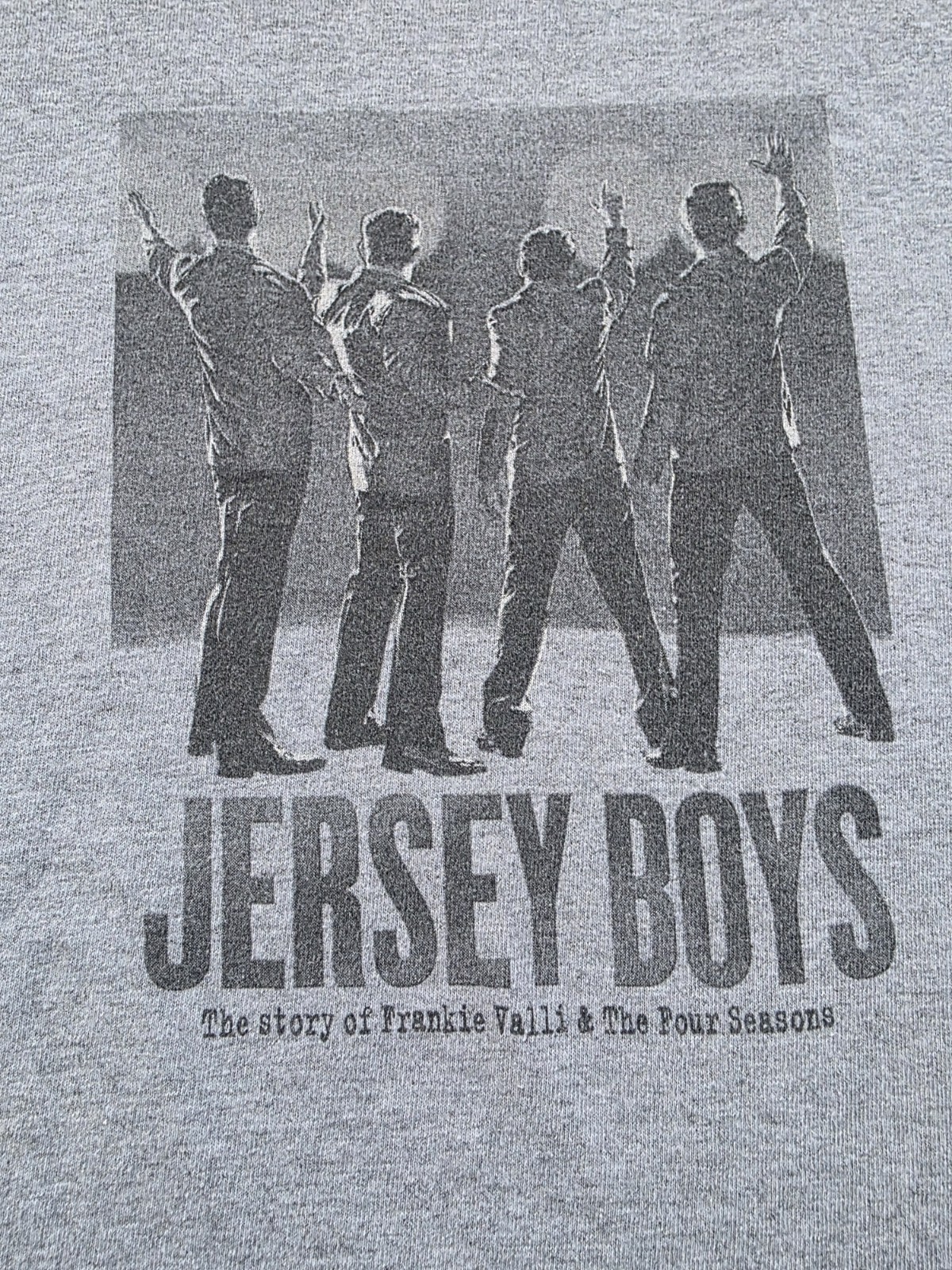 Jersey Boys The Story Of Frankie Valle & The Four Seasons Gildan XL Mens T-Shirt