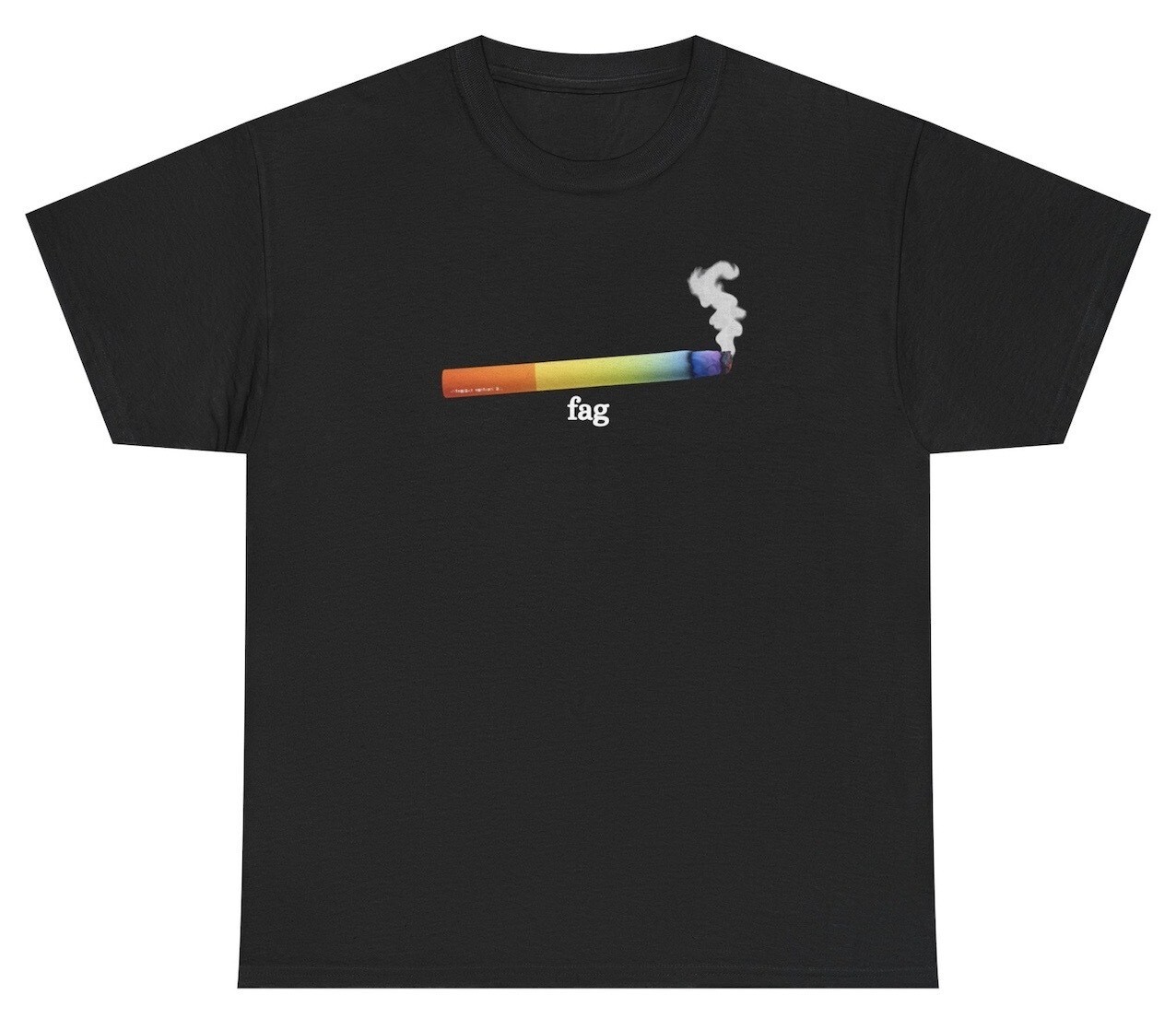 Fag Cigarette Pride T Shirt Funny LGBTQ Month Gen Z Meme Humor Tee