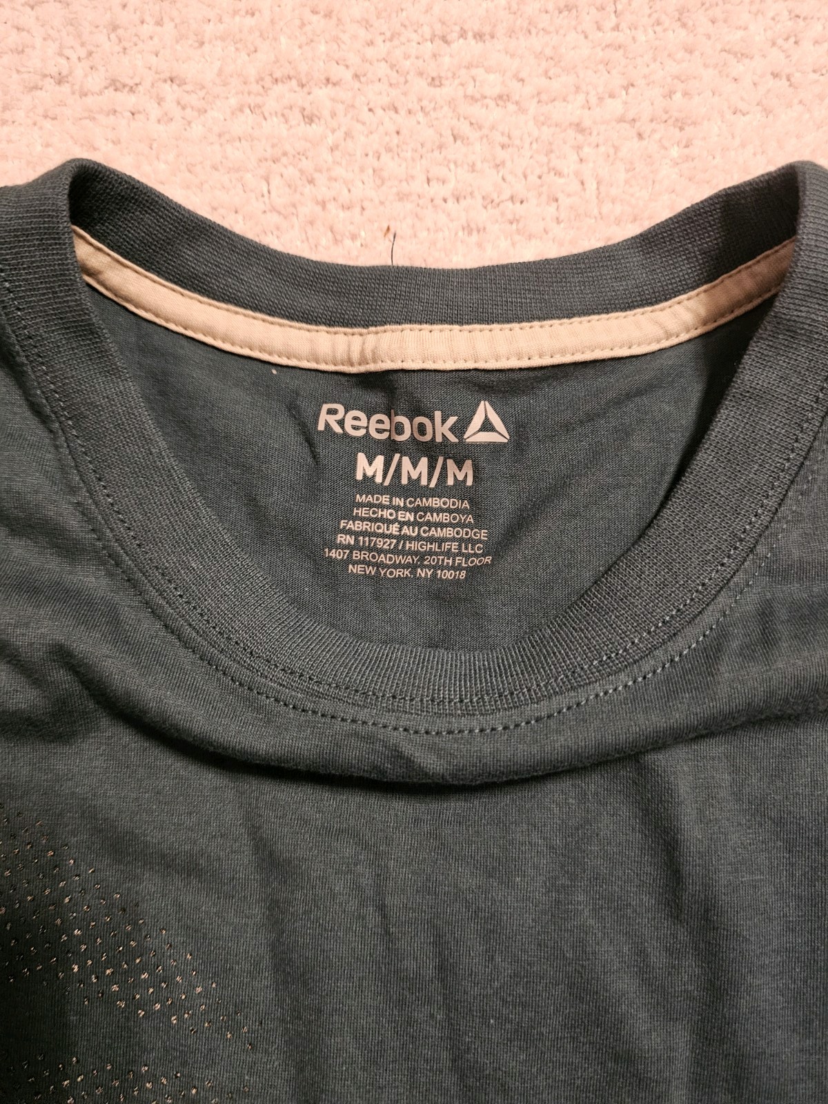 Reebok Men’s Short Sleeve Graphic T-Shirt Size M NWT Color Green (Balsam) July1