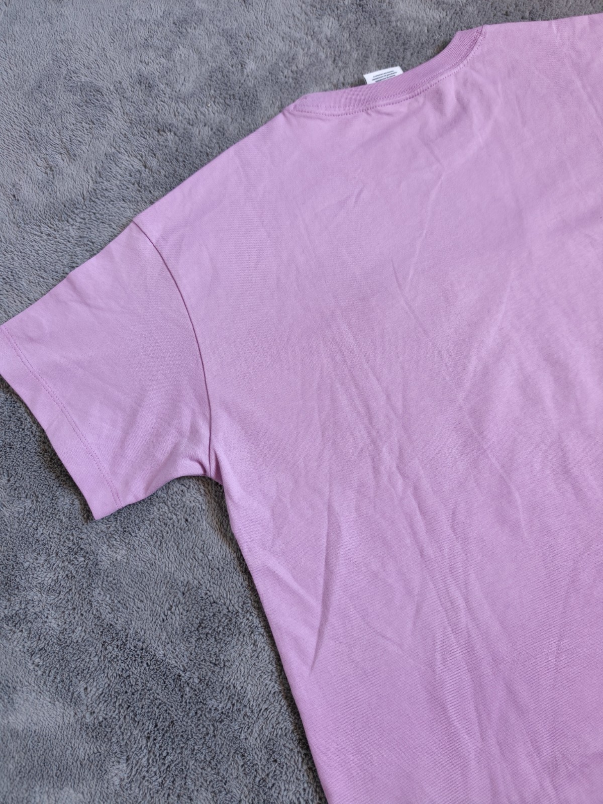 Champion T-shirt L Pink Antique T-shirt Big Logo Spellout Embroidered Shirt