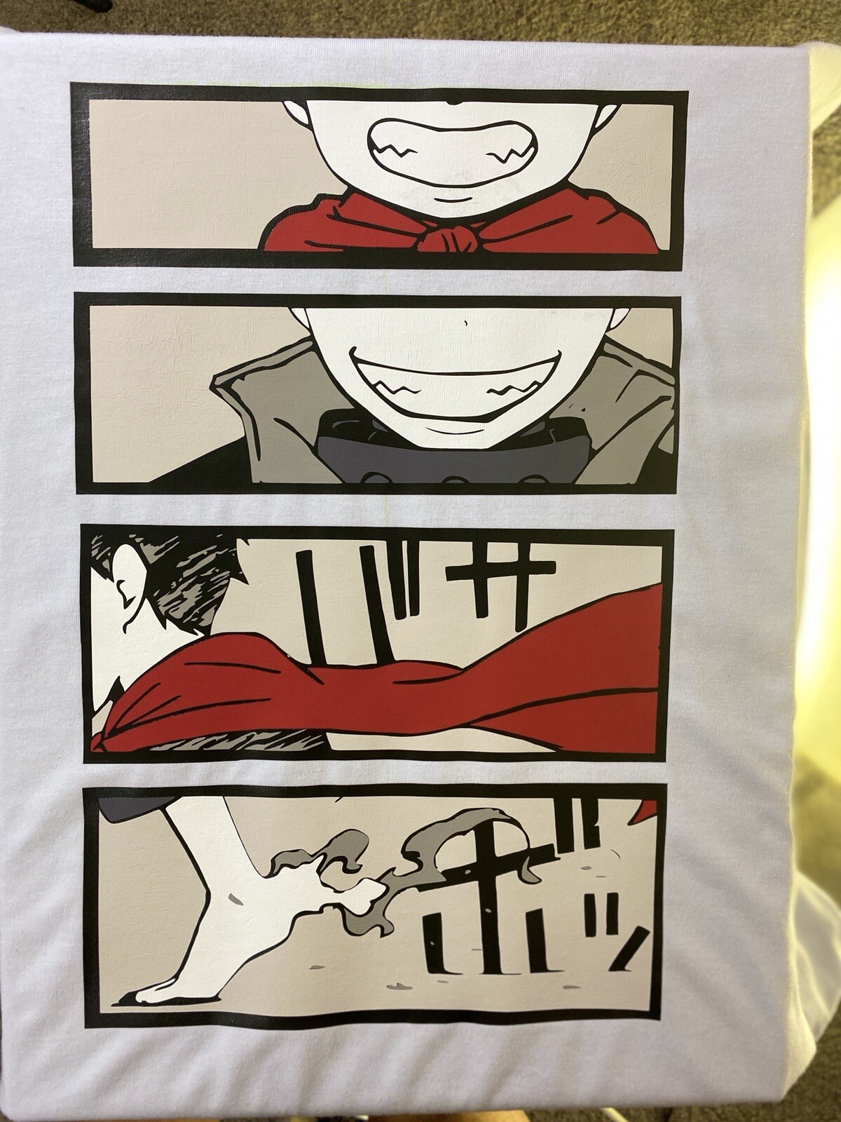 Fire Force “ I Am A Hero” t shirt unisex Anime/Manga Hand Made HTV