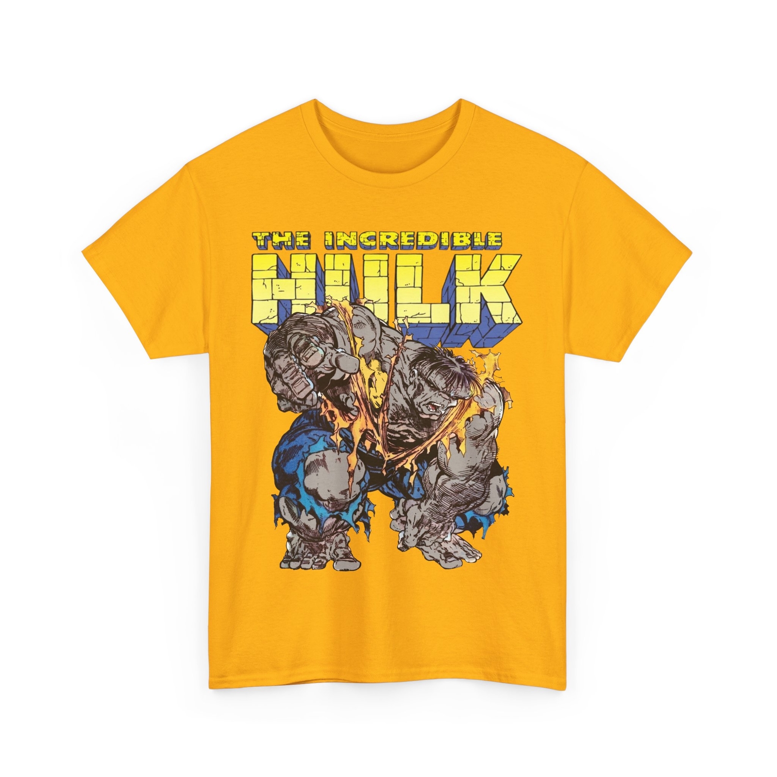 Incredible Hulk T-Shirt – Todd McFarlane Art – Marvel Comics – Grey Hulk, Banner