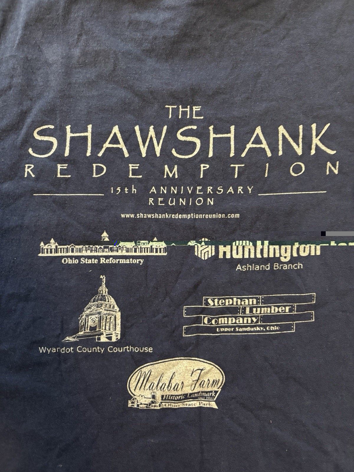 The Shawshank Redemption 15th Anniversary Reunion Movie Fan T Shirt XL