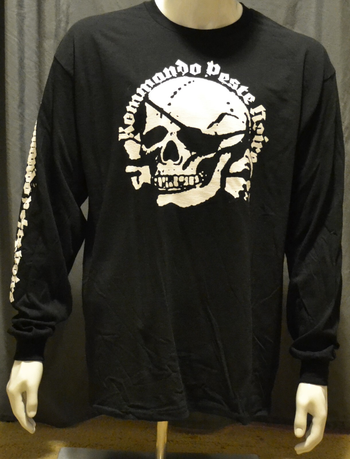KOMMANDO PESTE NOIRE HOOLIGAN BLACK METAL Long Sleeve french retour de flamme