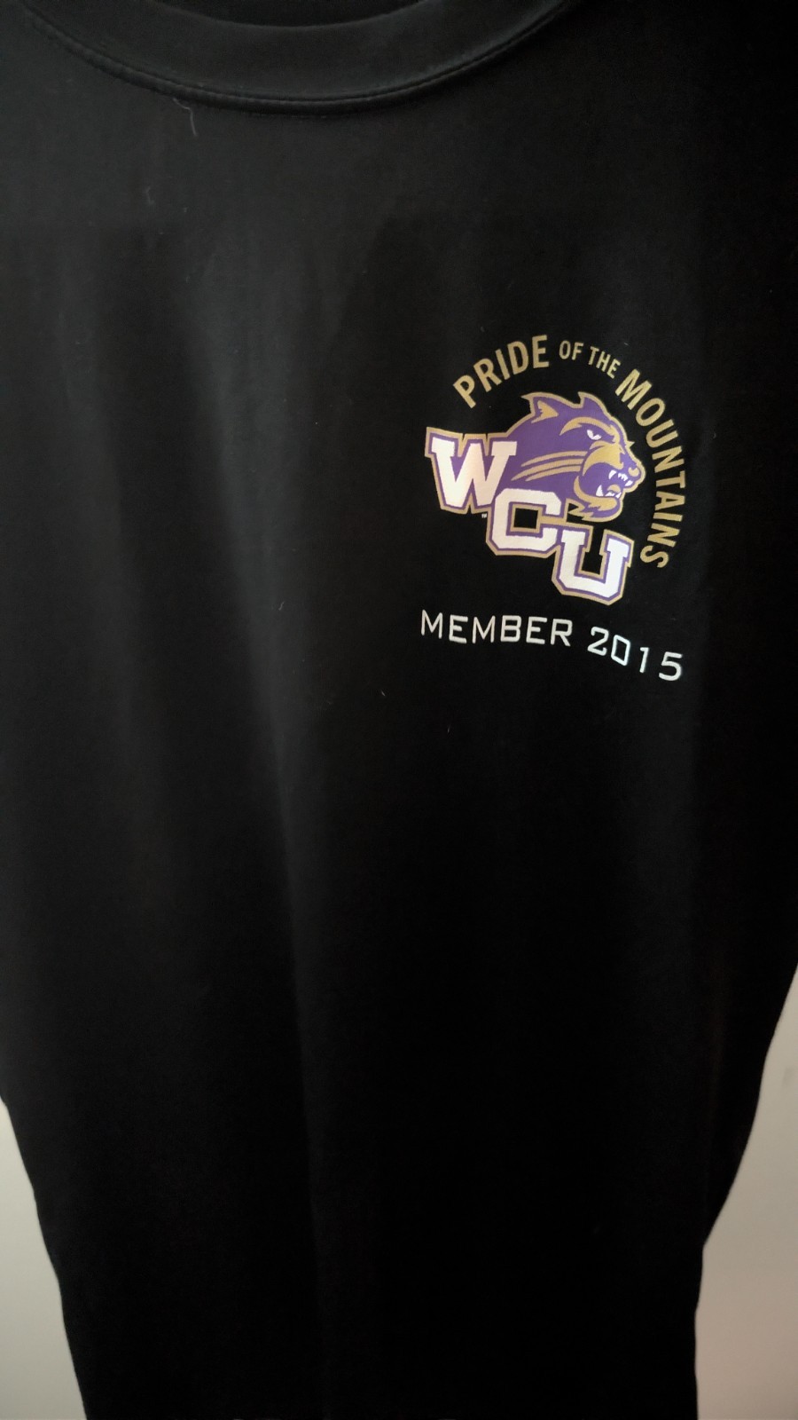 Western Carolina Catamonts shirt pride in mountains S sporttek