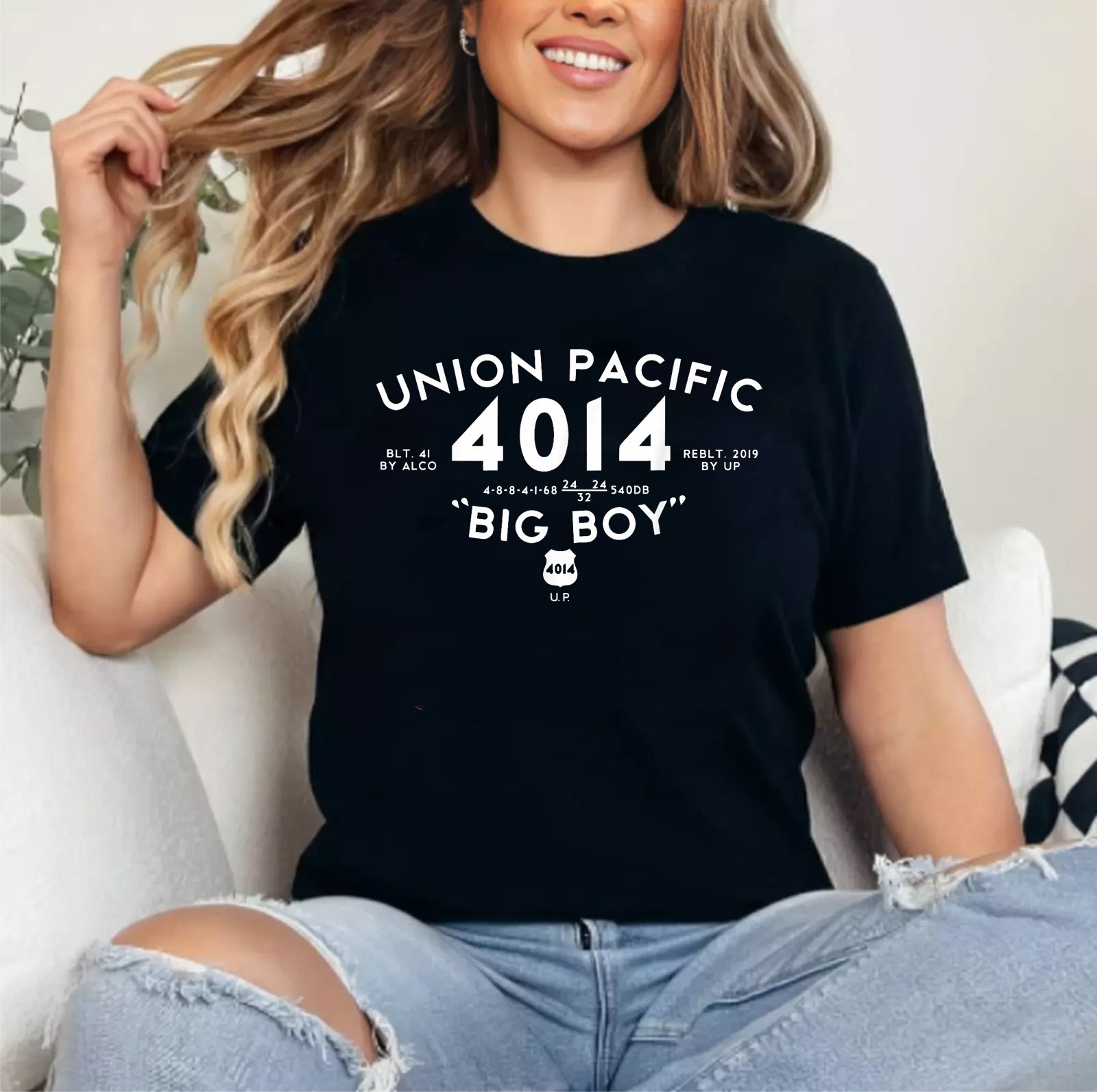 Big Boy 4014 Union Pacific Steam Engine Railroad Unisex T-Shirt