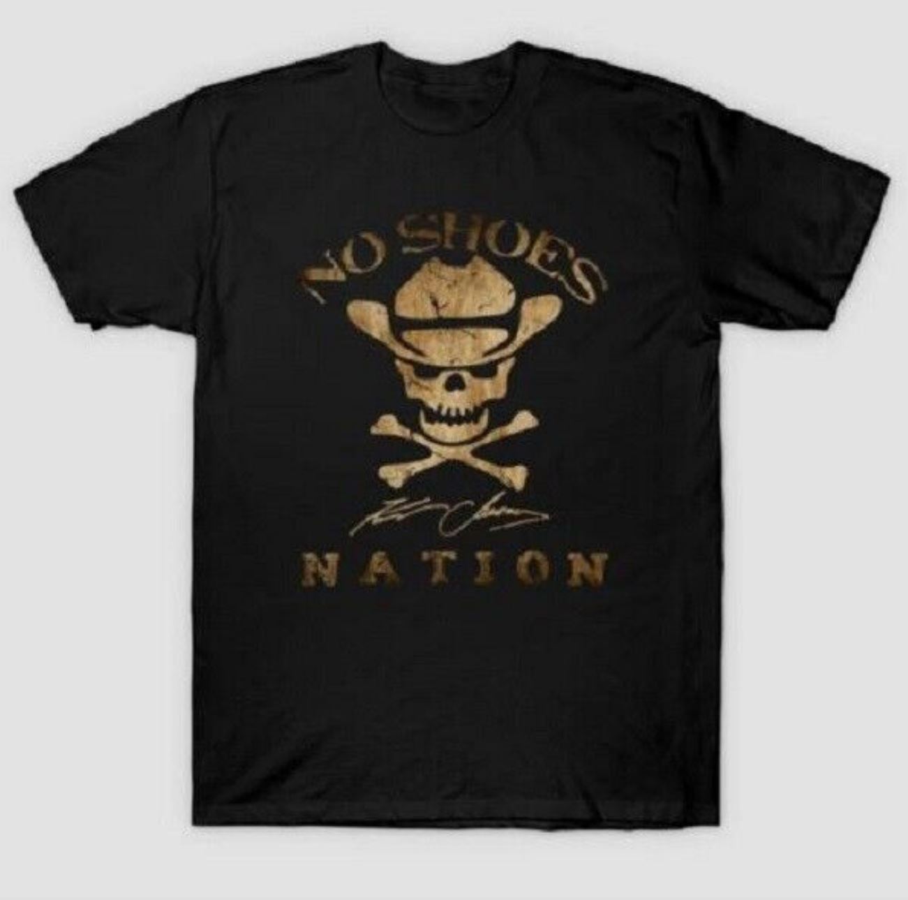 Live in No Shoes Nation Kenny Chesney T-Shirt Everybody Wants to Go to Heaven