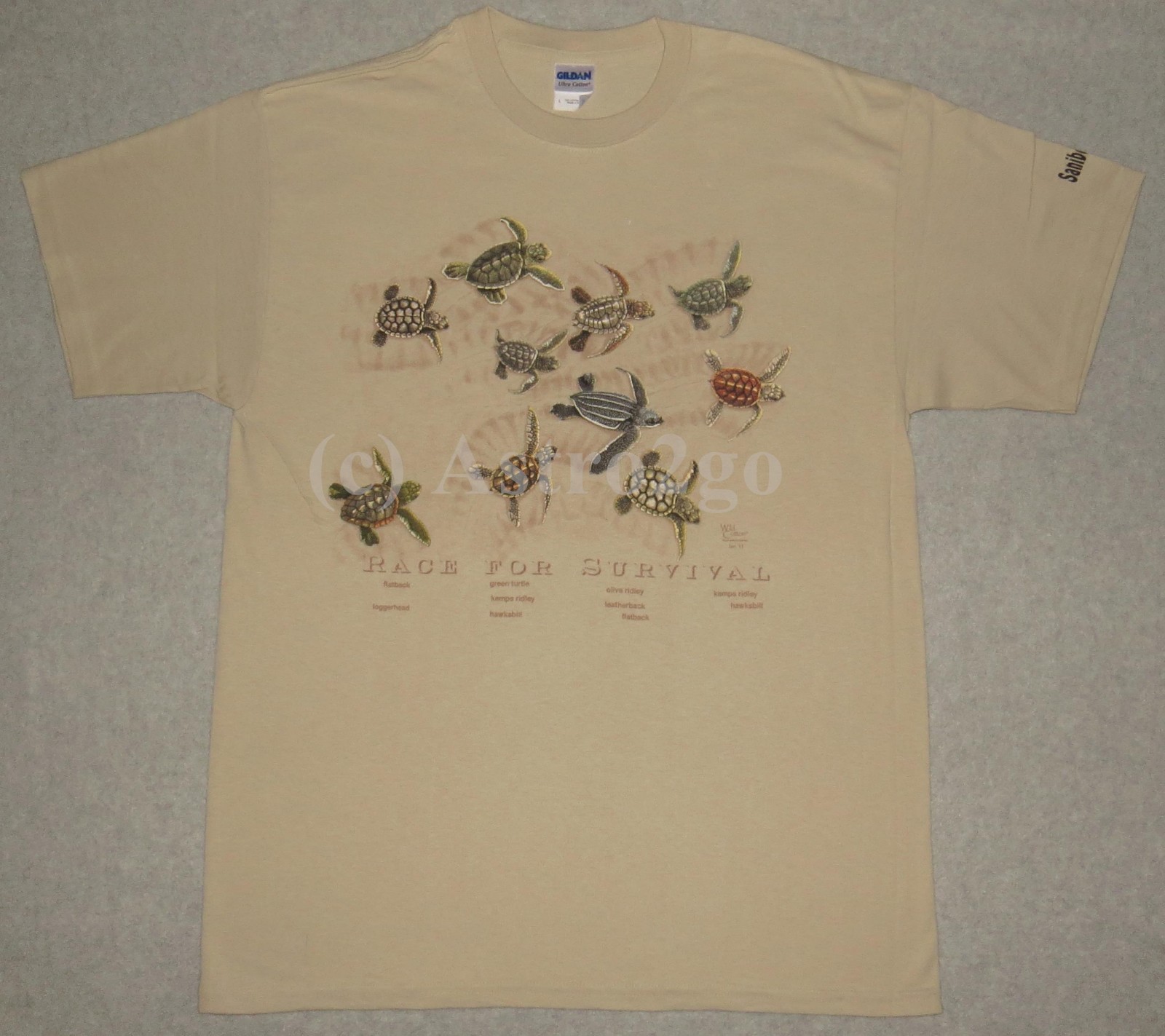 RACE FOR SURVIVAL–Sea Turtles Marine Ocean Aquatic Science Nature T shirt S-2XL