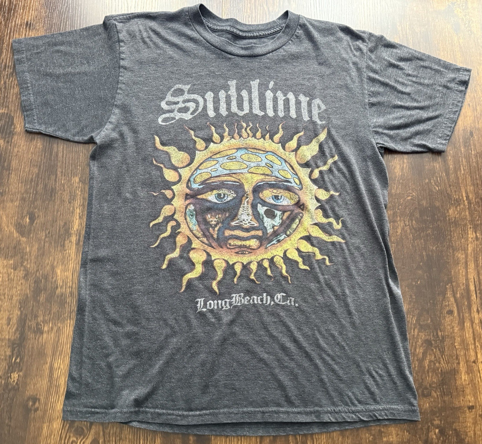 Sublime Band T Shirt Adult Medium Gray 40 oz To Freedom Graphic
