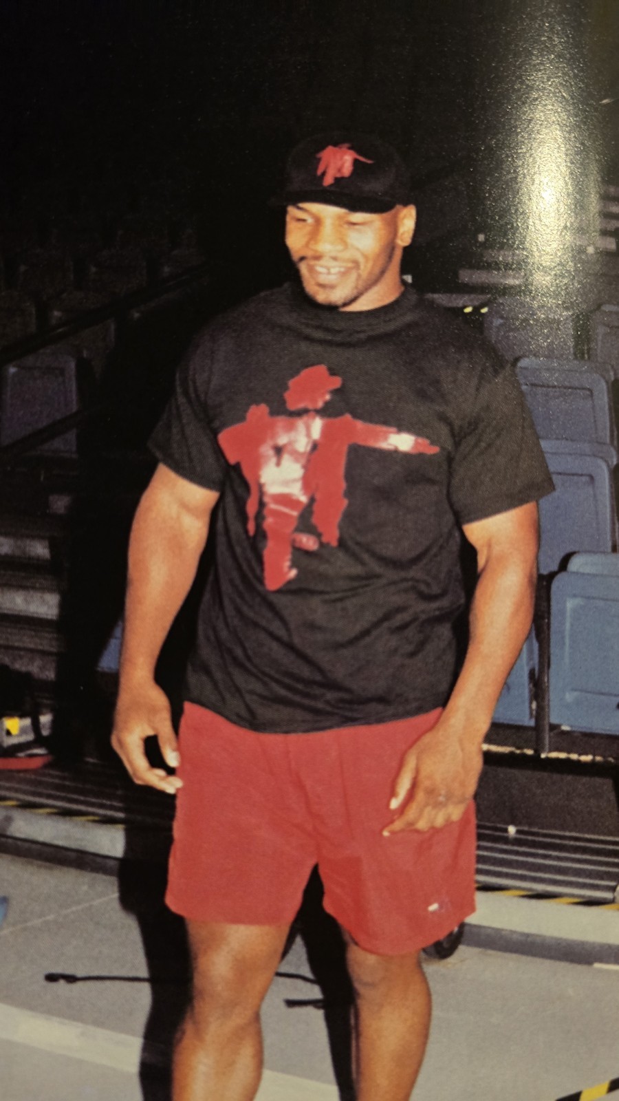 IRON Other Side Mike TYSON BOXING Black T SHIRT SAMURAI LOGO MT Deadstock XL
