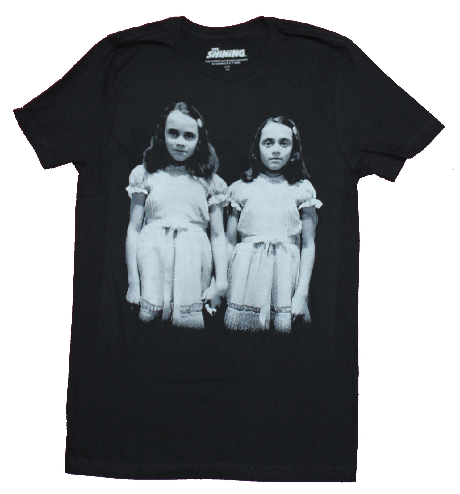 The Shining Adult New T-Shirt – Black & White Pic of the Creepy Twins