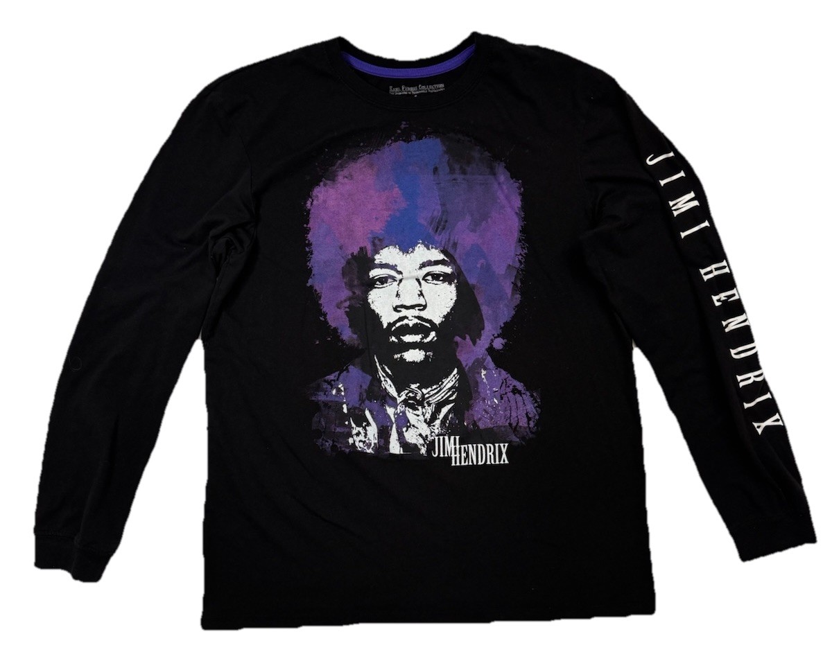 Karl Ferris Collection Jimi Hendrix Graphic Long Sleeve T-Shirt Men’s LARGE L